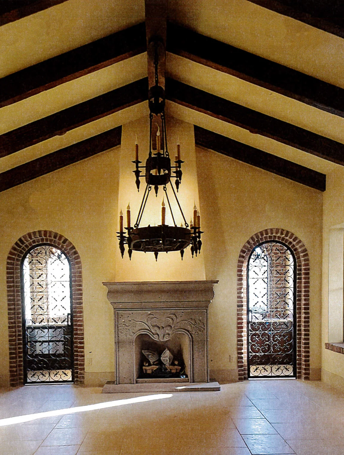 Las Vegas Great Room with Custom Double Tier Chandelier.jpg