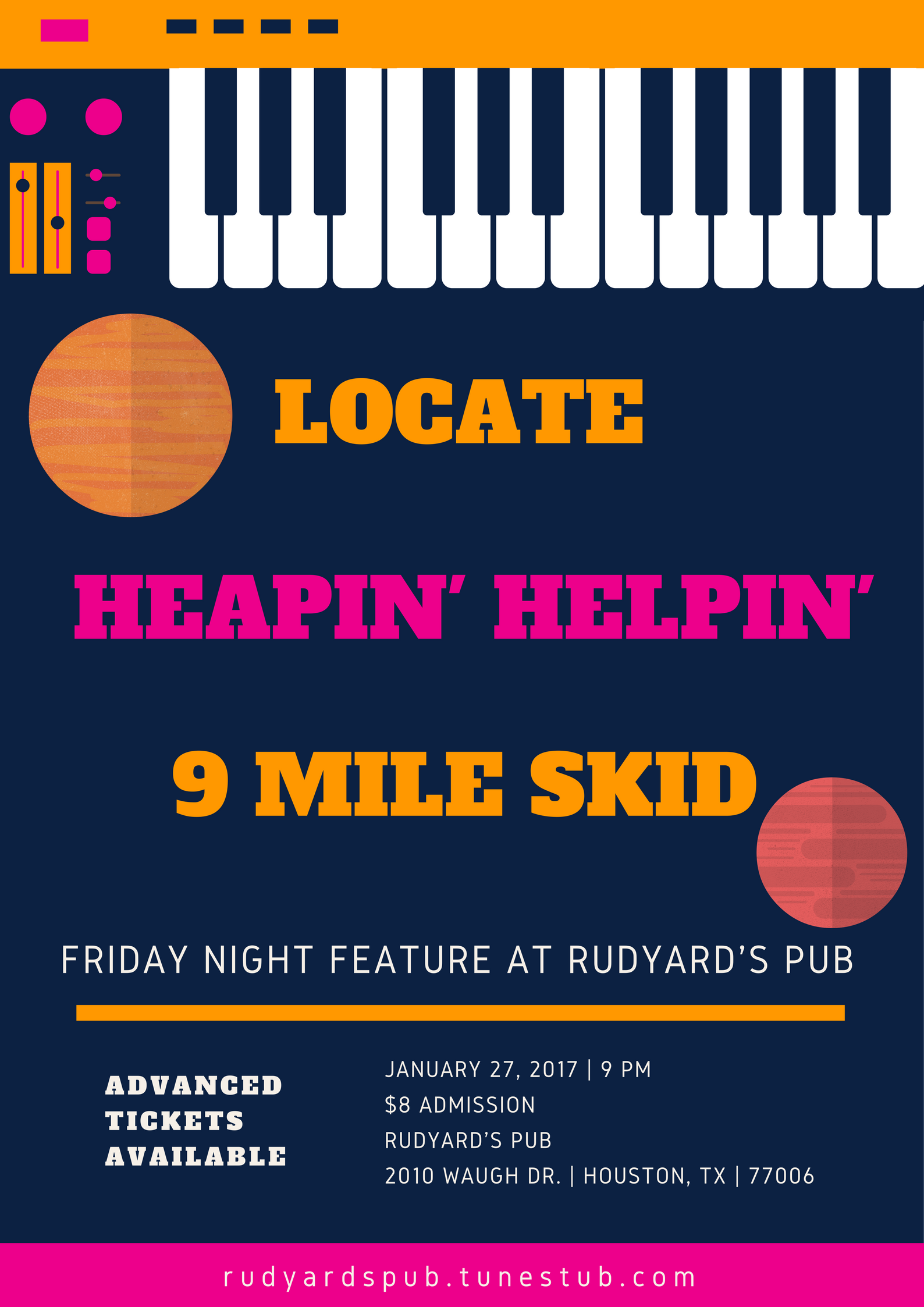 Live @ Rudyard's Pub with Locate and members of 9 Mile Skid