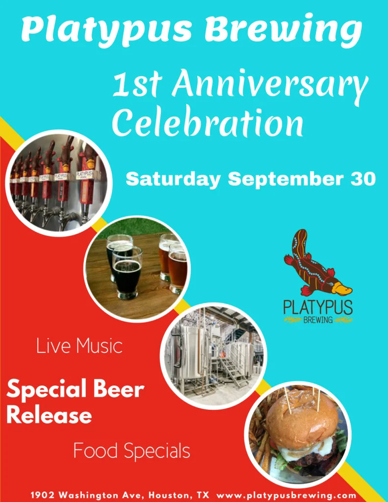 Platypus Brewing One Year Anniversary Celebration