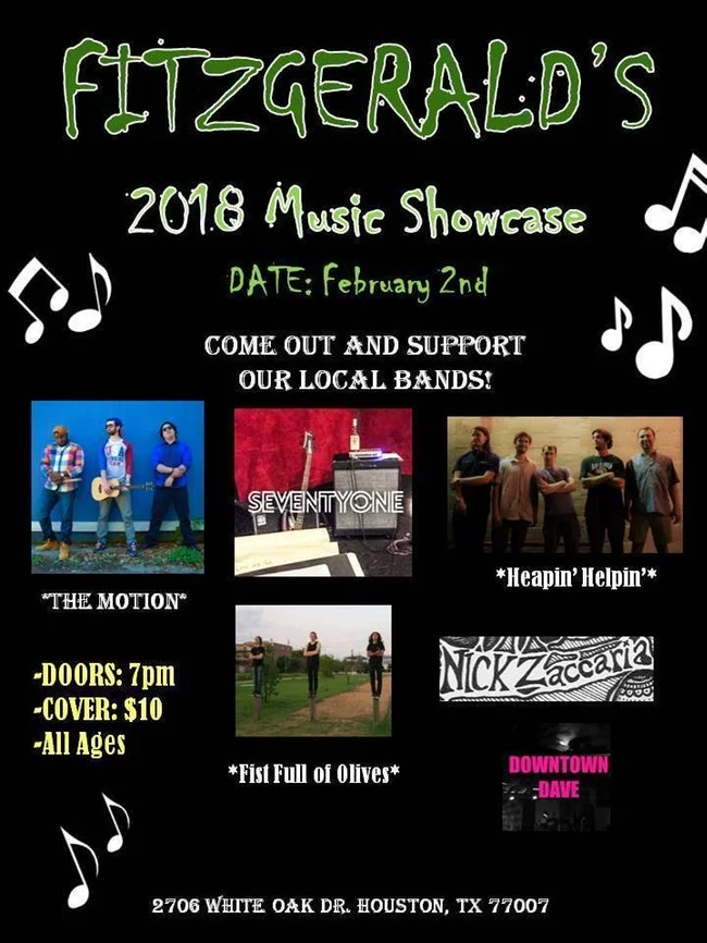 Fitzgeralds Showcase 2018