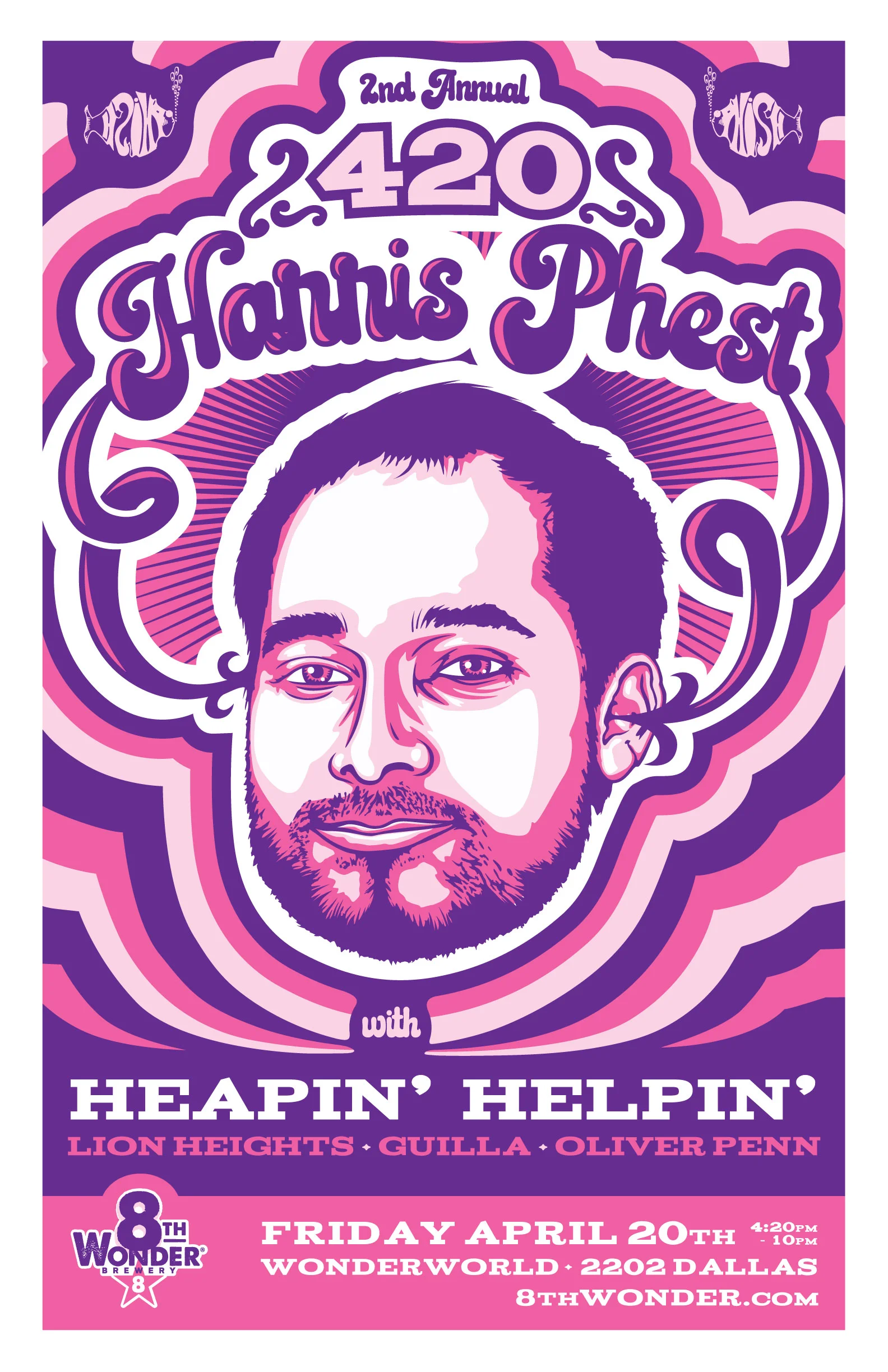 2nd Annual 420 Harris Phest @ 8th Wonder Brewery