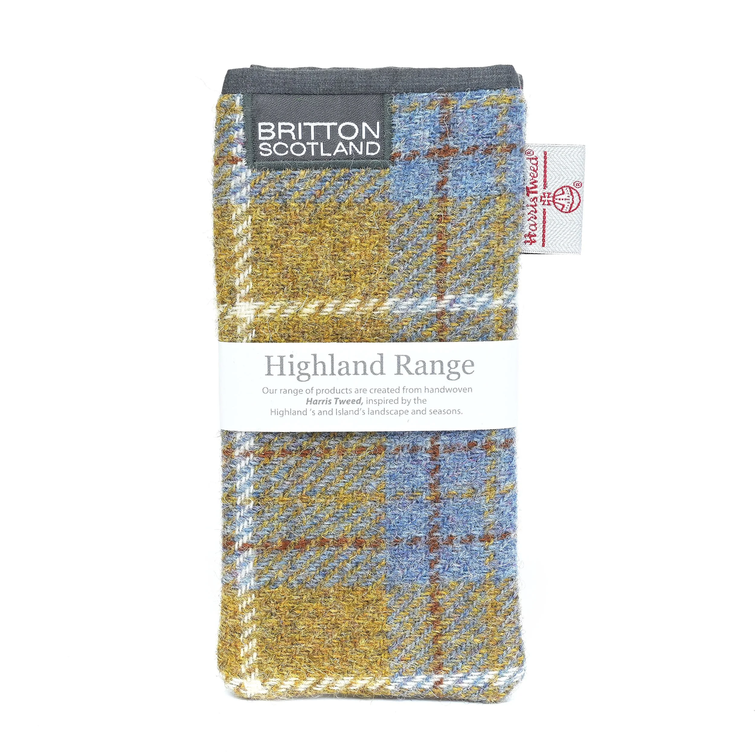 Amy Britton Regular Glasses Case - Harris Tweed - Highland Range