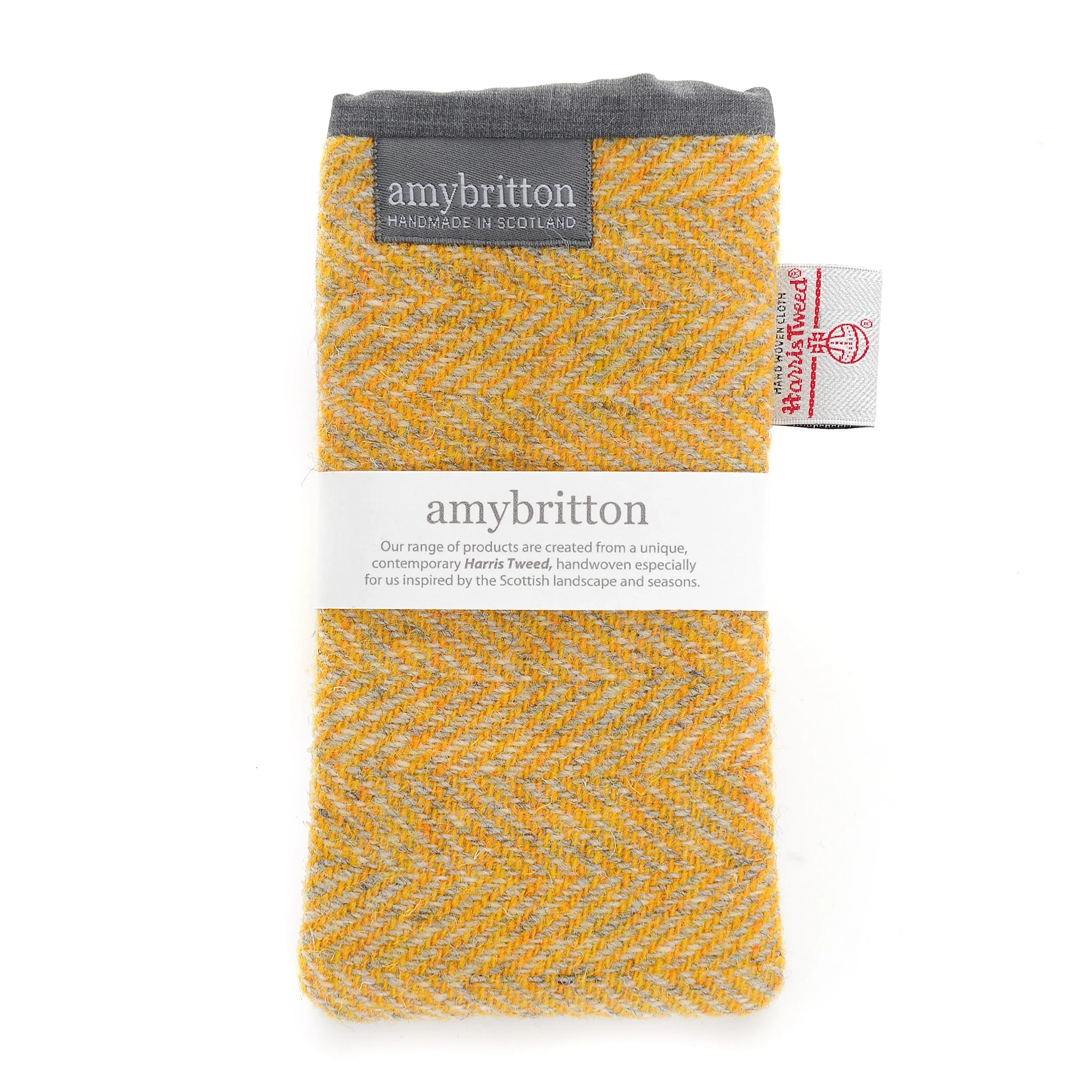 Amy Britton Regular Glasses Case - Harris Tweed - Landscape Range