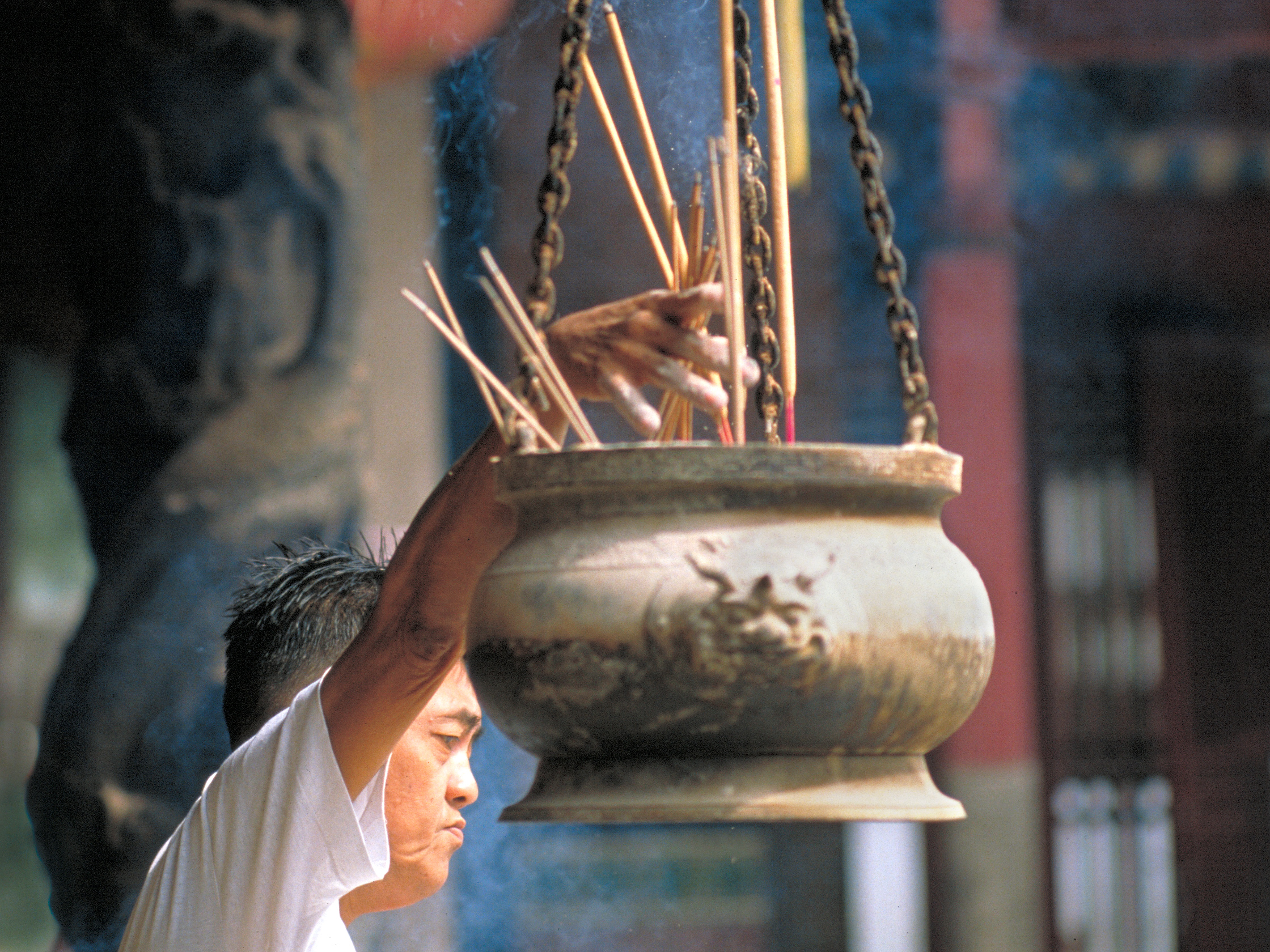 Singapore Temple Worker