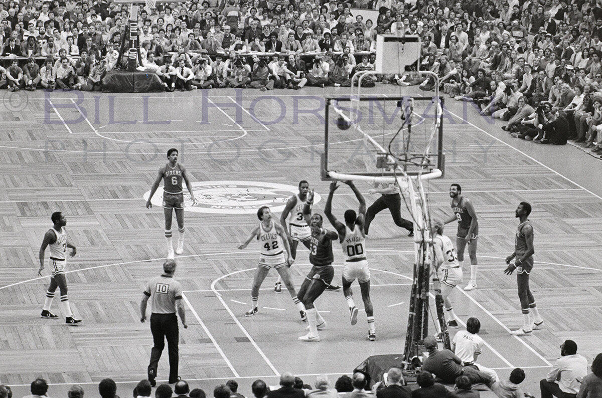 Closing Moments of Eastern Conf finals Game 7 Celtics def Sixers 91-90