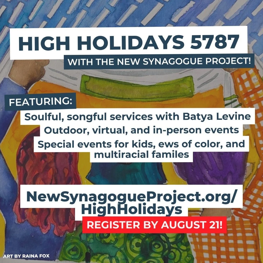 Join our friends at @newsynagogueproject to observe and celebrate High Holidays 5787. NSP is a local non-Zionist synagogue &ldquo;building a spiritually vibrant, radically inclusive synagogue that reflects [their] vision for a world of justice, equit