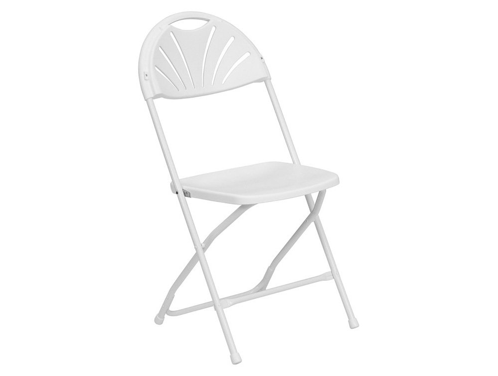 White Fan Back Chairs
