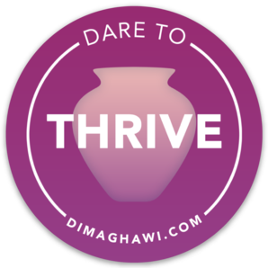 Dare to Thrive Sticker