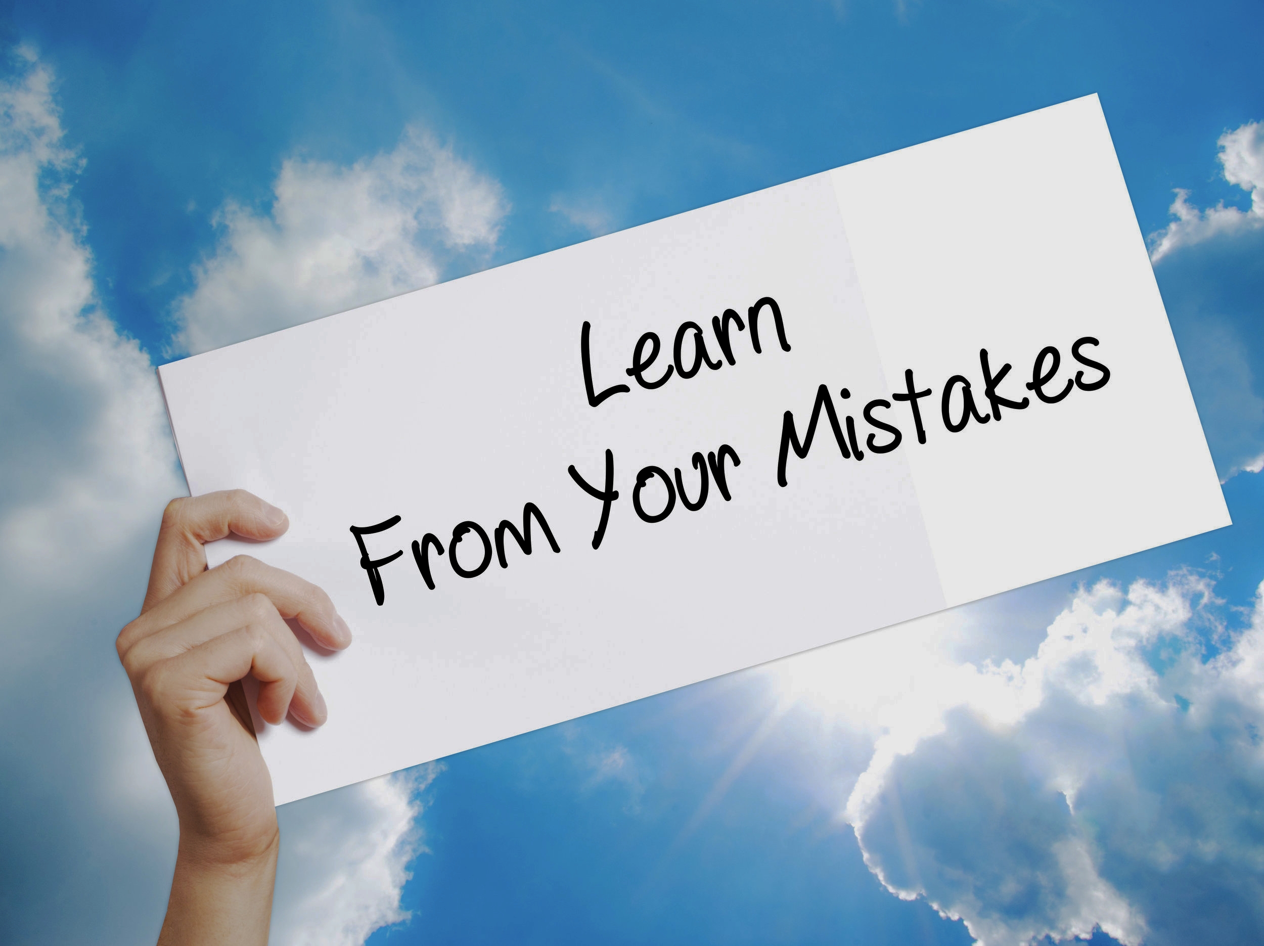 Learn from your mistakes