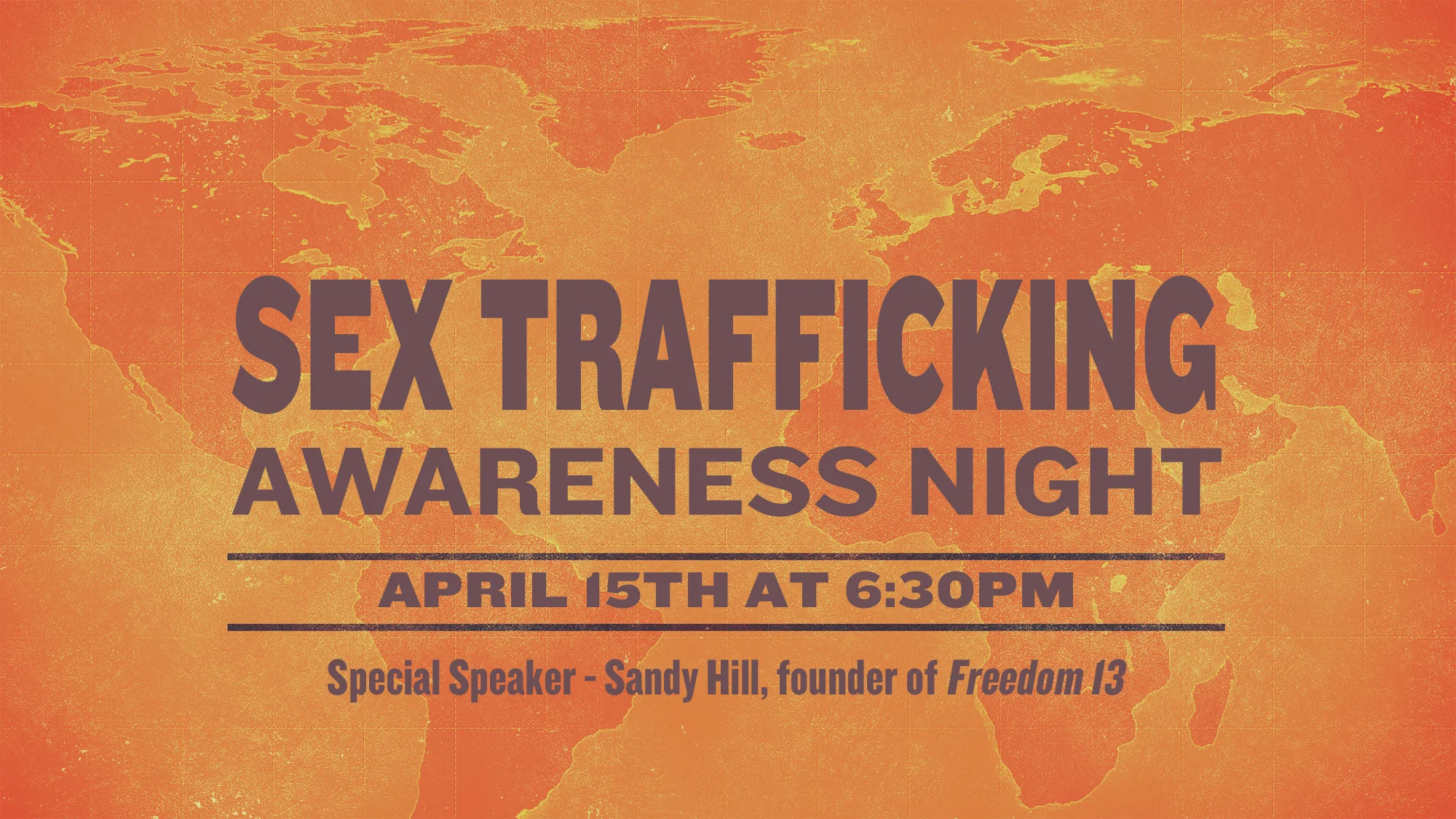 Sex Trafficking Awareness Night