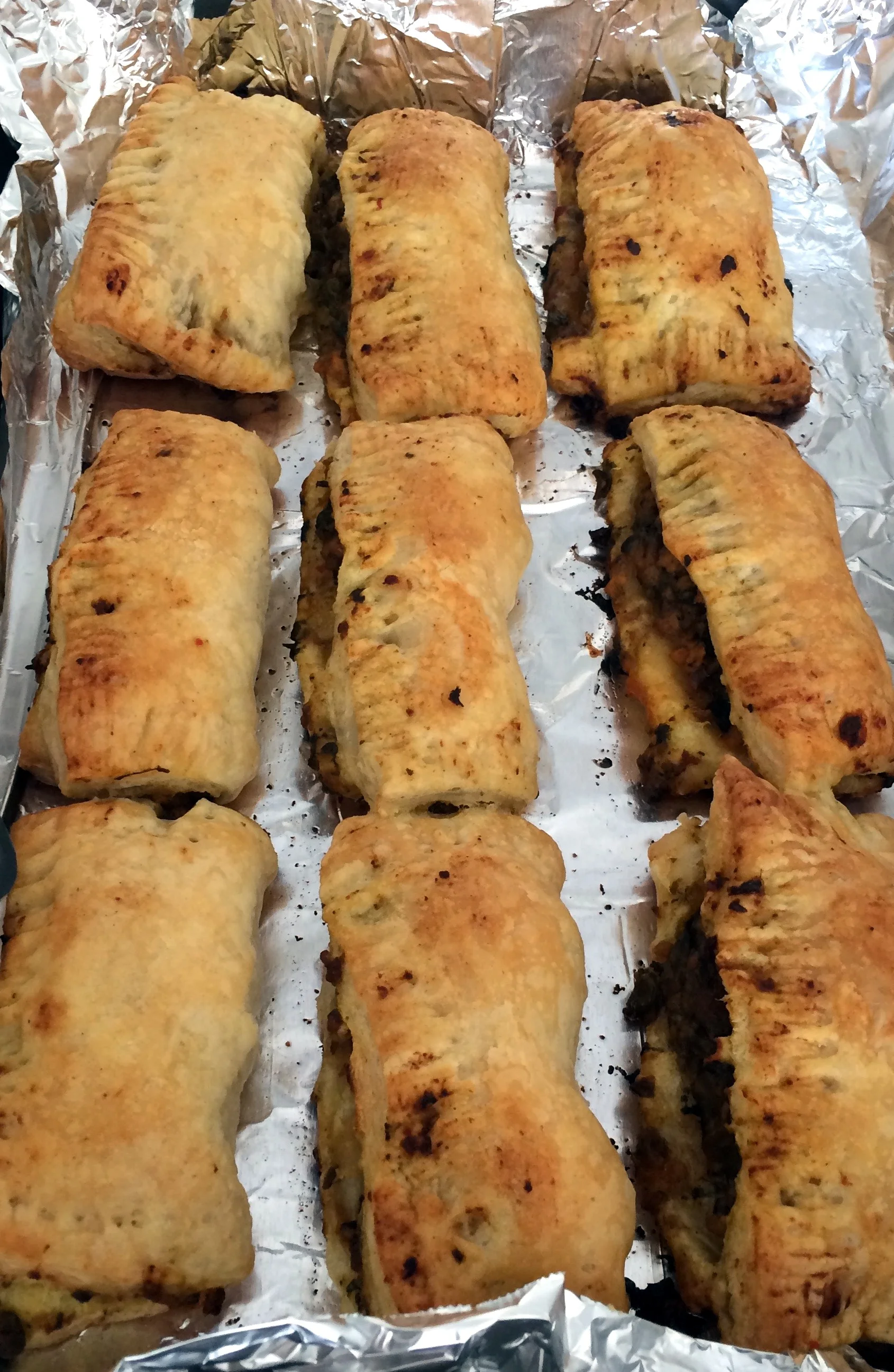 Vegetable puffs