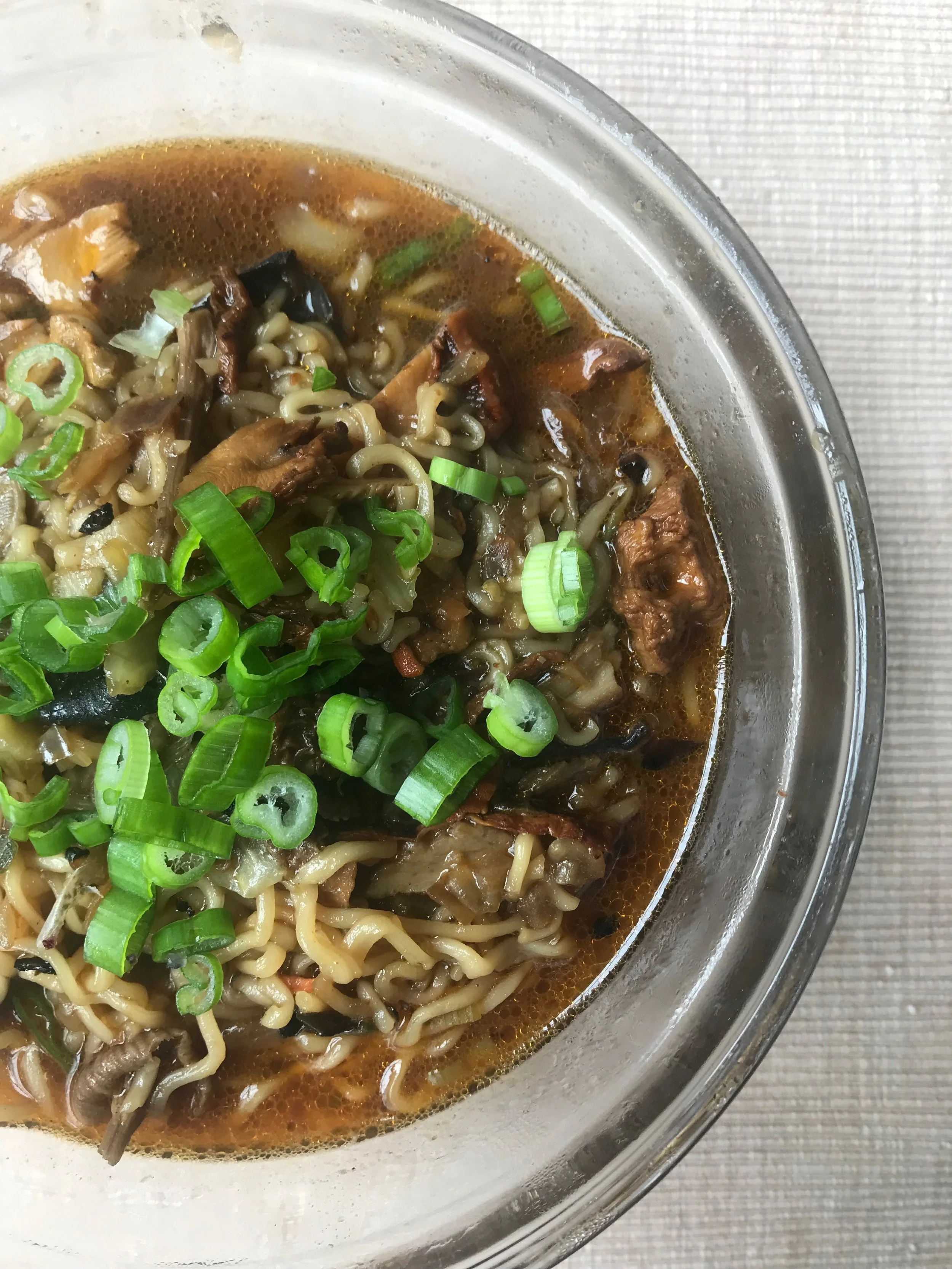 Wild mushroom ramen