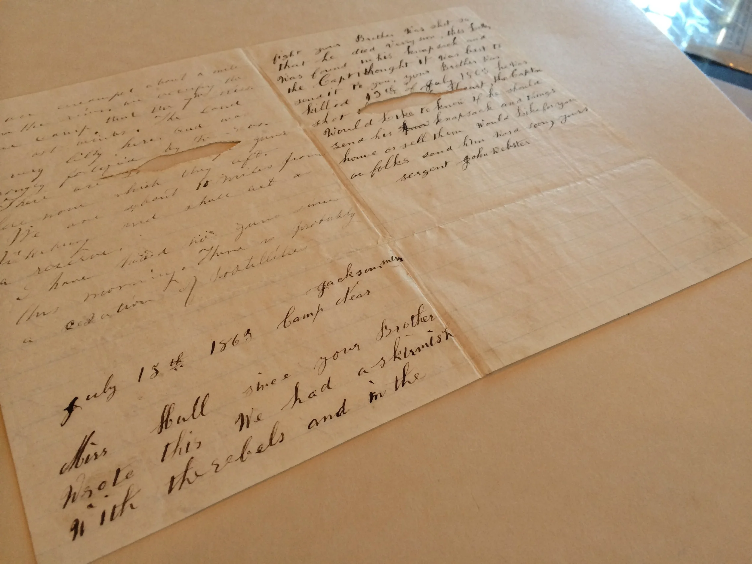 Letters of John K. Hull