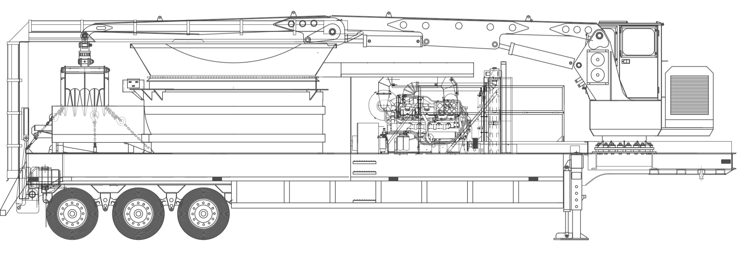 1352BL STANDARD FEATURES: Fluid coupling mill drive, radio remote control, tool box, engine cover, and super-screw belt lacing. All track mounted machines come with 24” (600mm) wide pads (20” and 32” available on most models). Weights vary depending on options. Widths based on 600 mm tracks or transporter width. Diamond Z reserves the right to improve our products and make changes without notice. Actual products may vary.