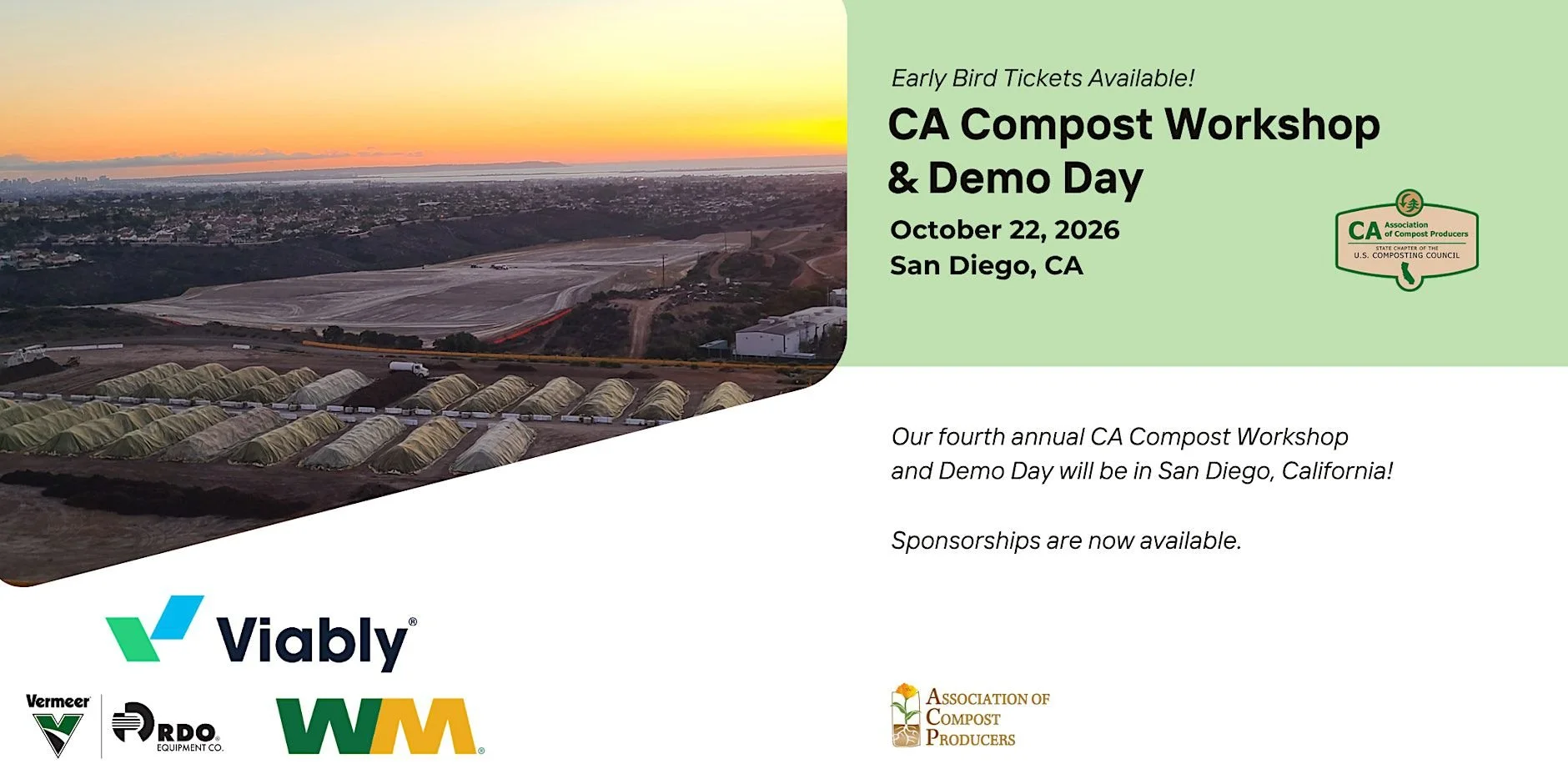 2026 CA Compost Workshop &amp; Demo Day