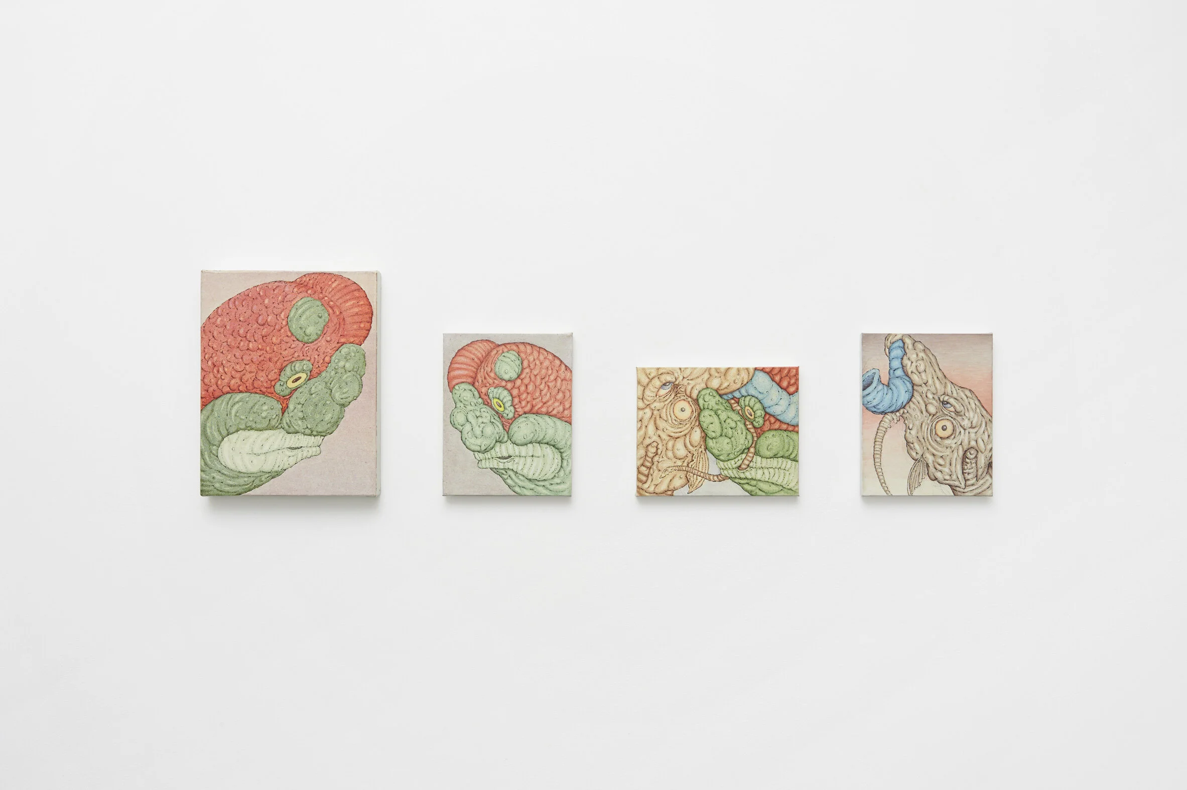  Installation view,  Hiss My Way Down,  Essex Flowers, NYC, 2020. 