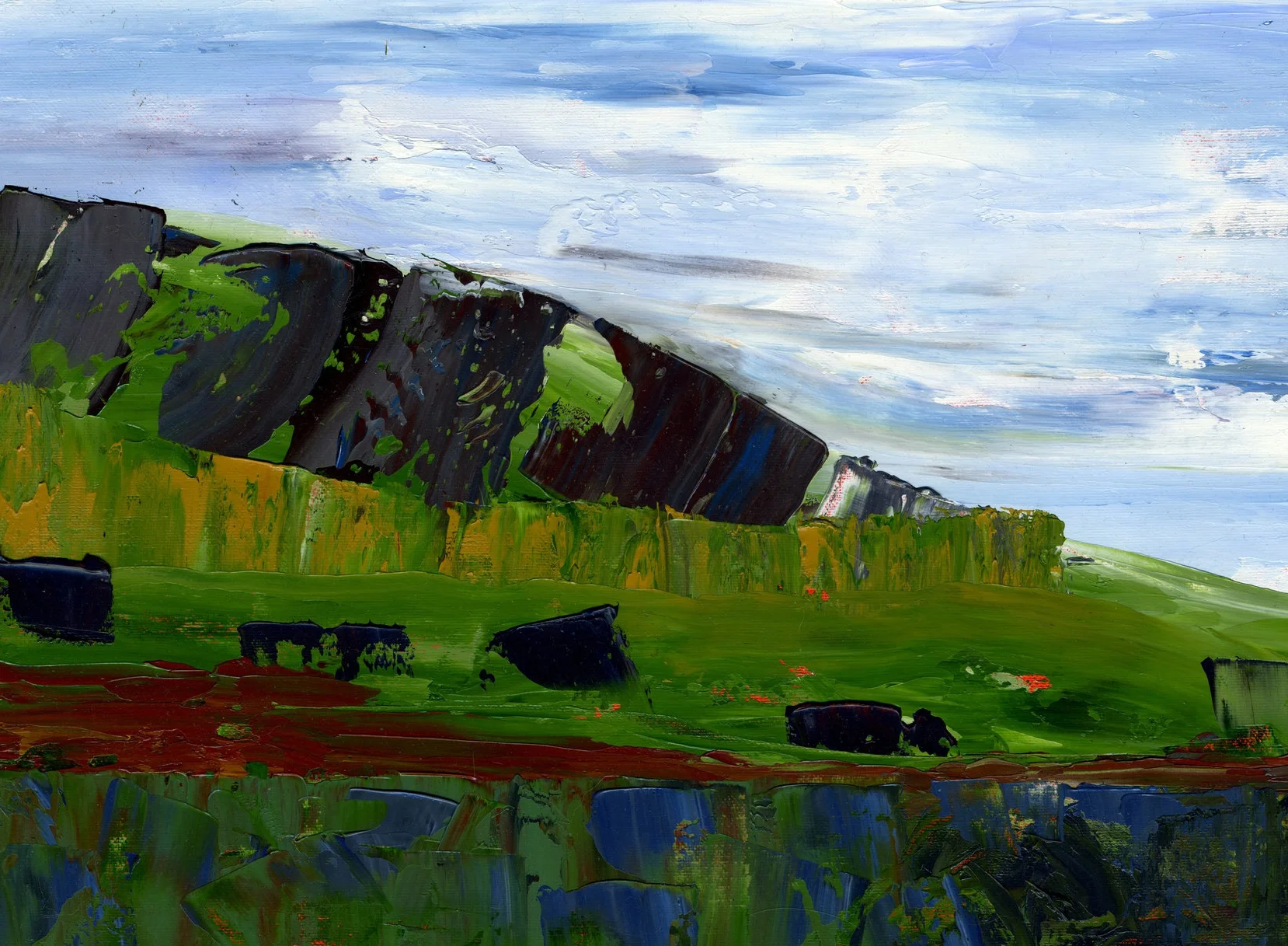 Cows on the Mountain