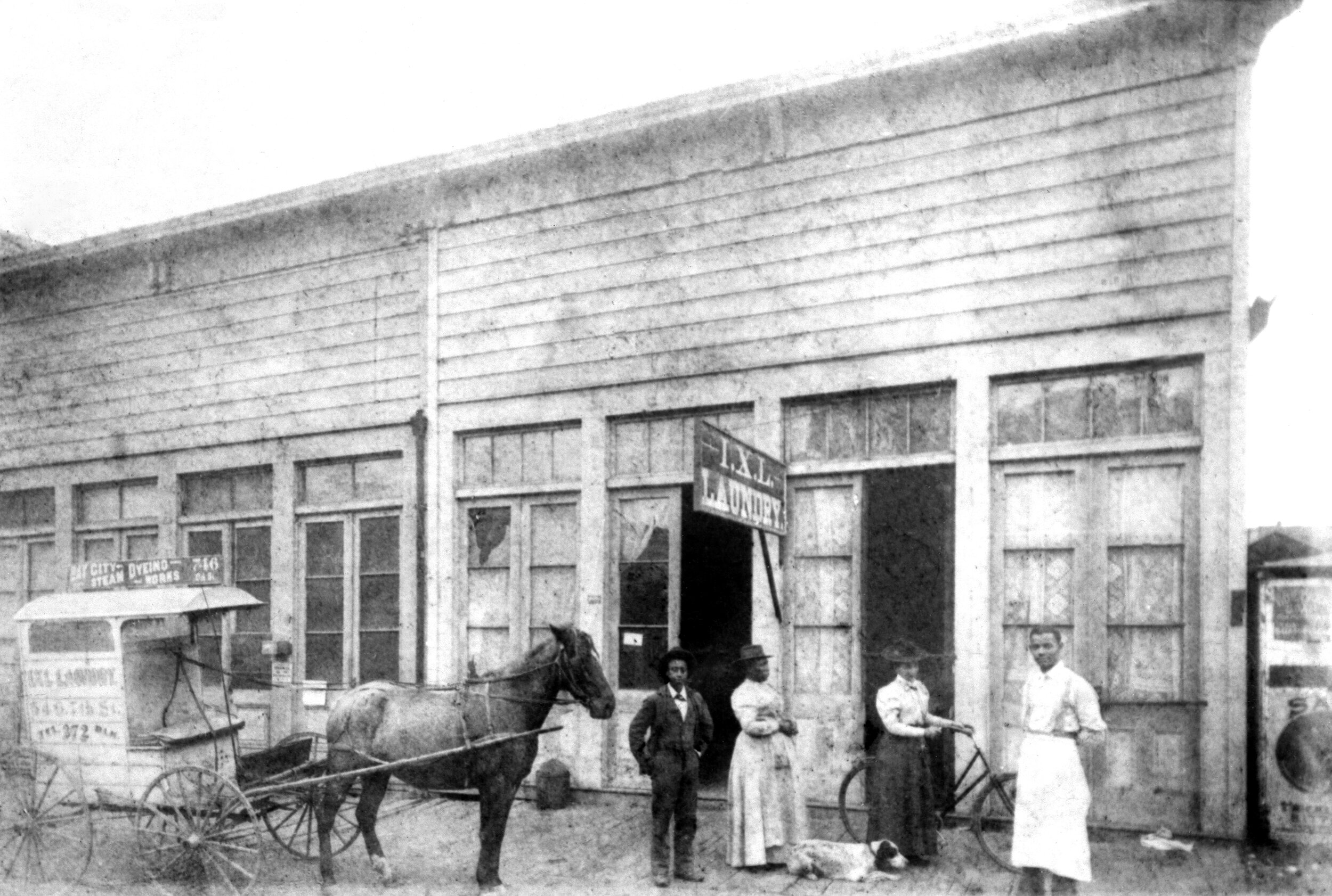 Laundry on 10th and Island - c. 1890