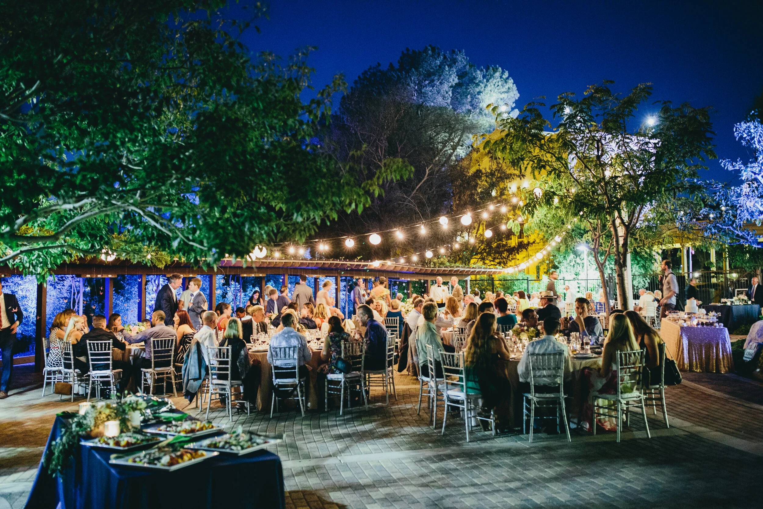 Garden Wedding Reception At Night Garden Wedding Reception At Night