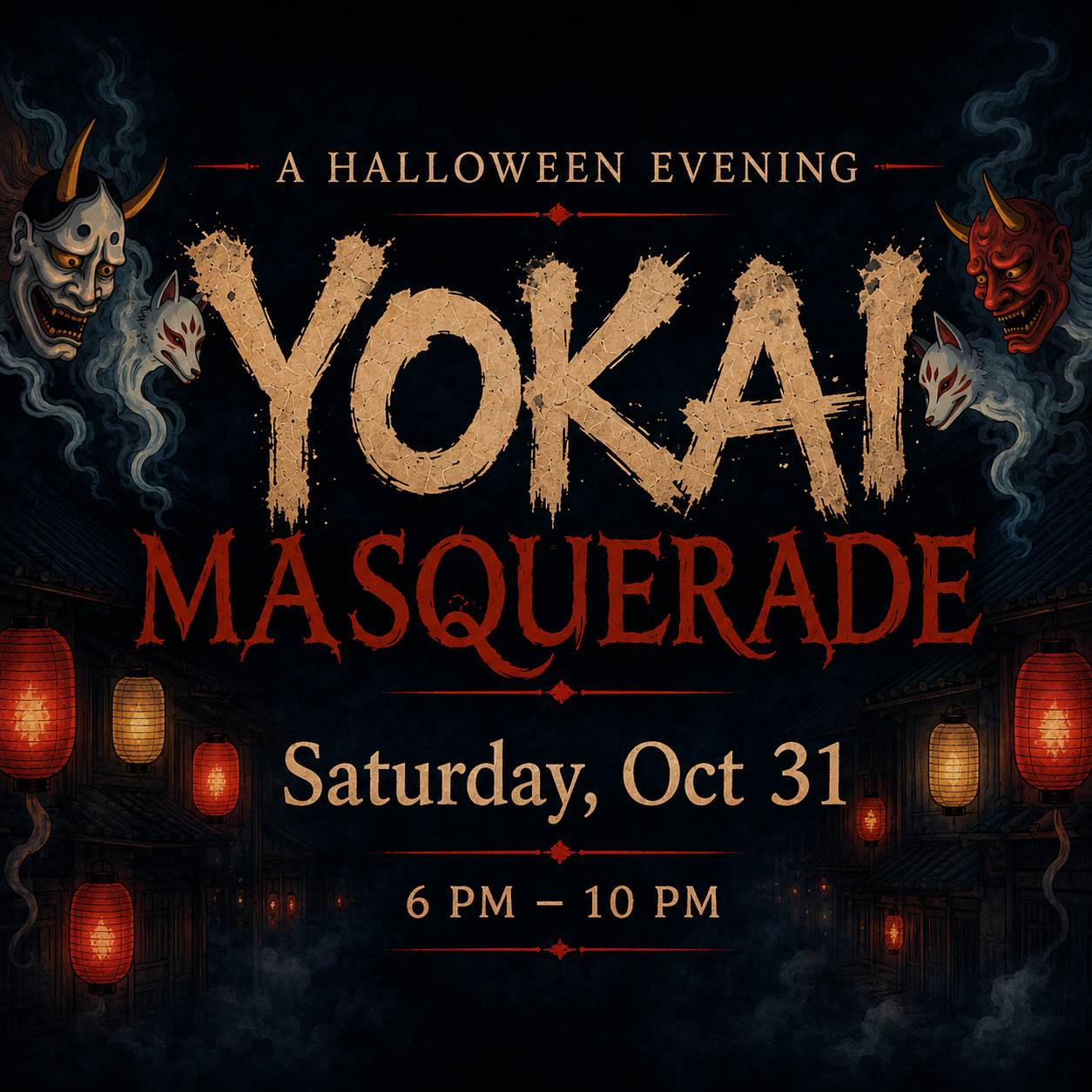 Yokai Masquerade - October 31st