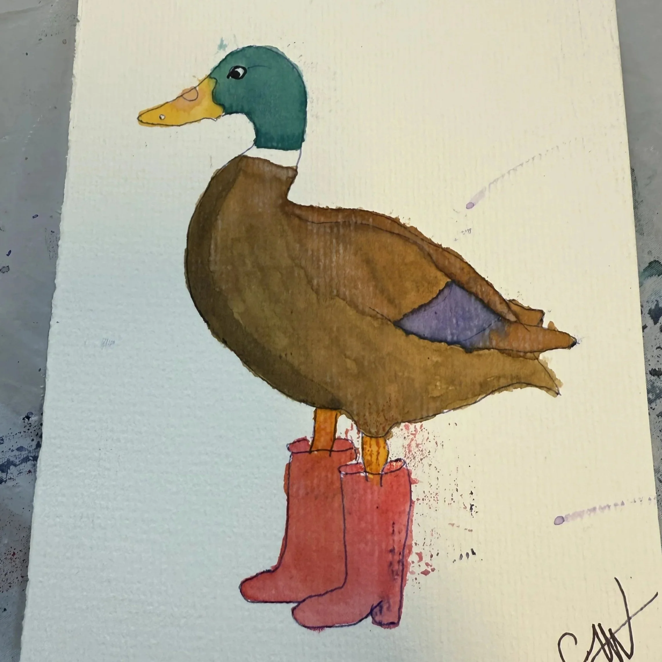 Watercolor: Animals in Clothes with Carly Williams