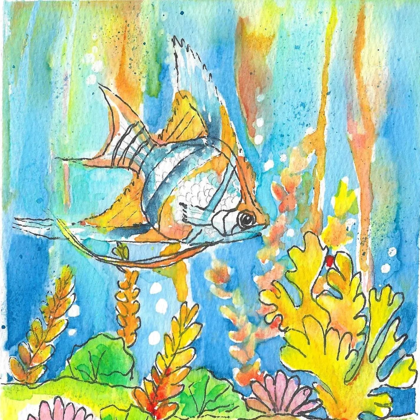 Watercolor: Tropical Fish Studies with Gail Roadhouse