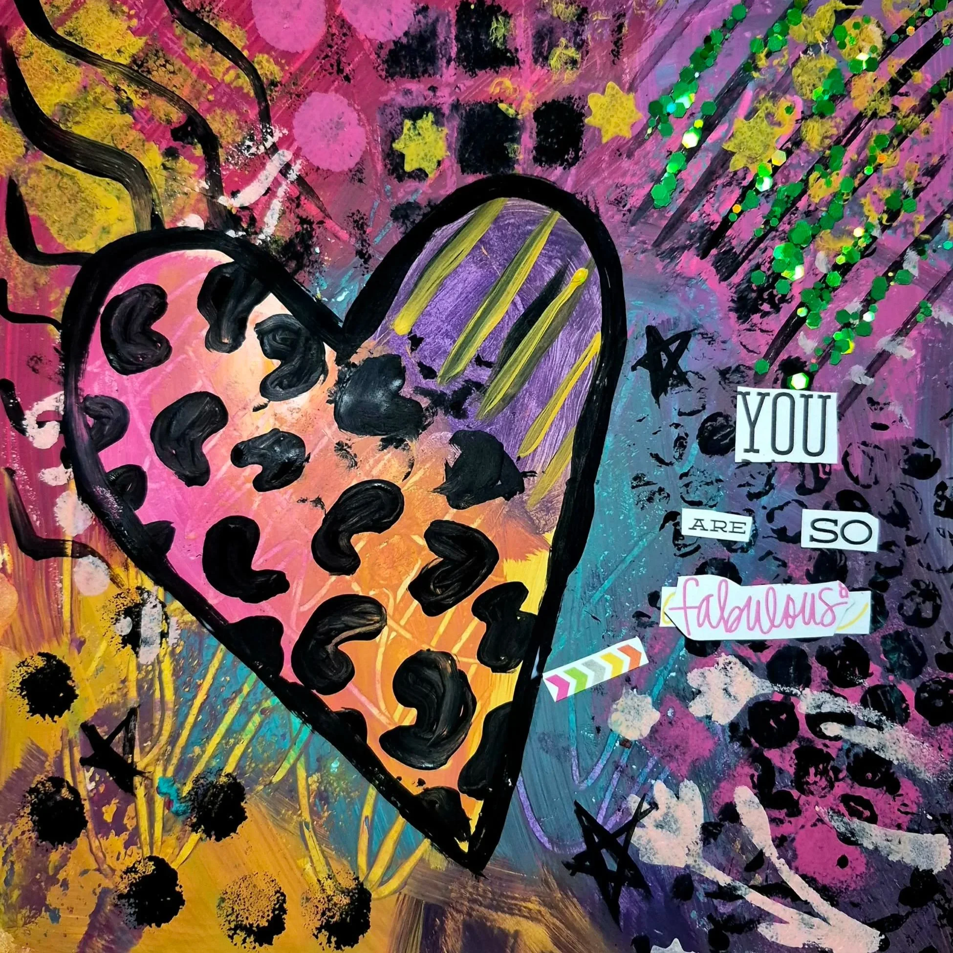 Mixed Media Art: Layering, Texture & Design with Monica Moffett