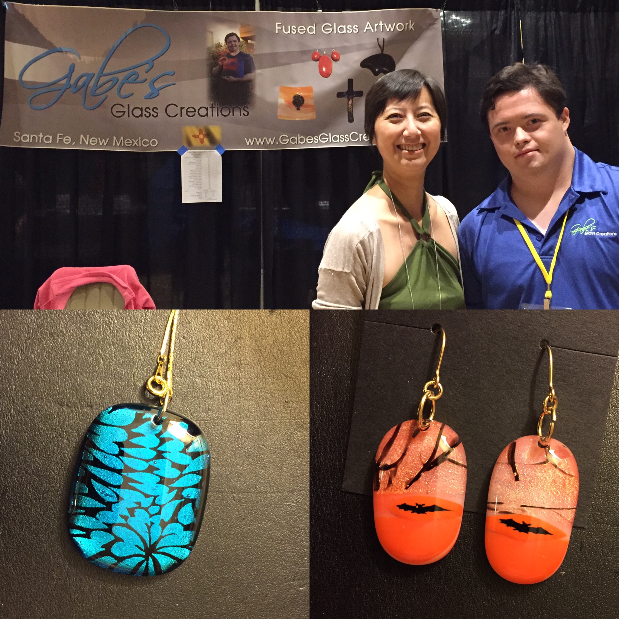 Gabe's Glass Creations makes fused glass art in forms of crosses, dishes, jewelry, sun catchers, coasters and more.