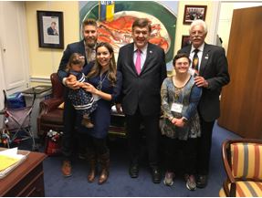 Waszkiewicz & Silverman Families with Congressman Ruppersburger