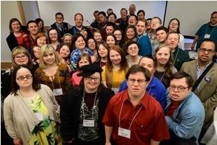  The self-advocates had their “Speak Out and Panel Discussion” luncheon, hosted by the NDSS Self-Advocates Advisory Board. 