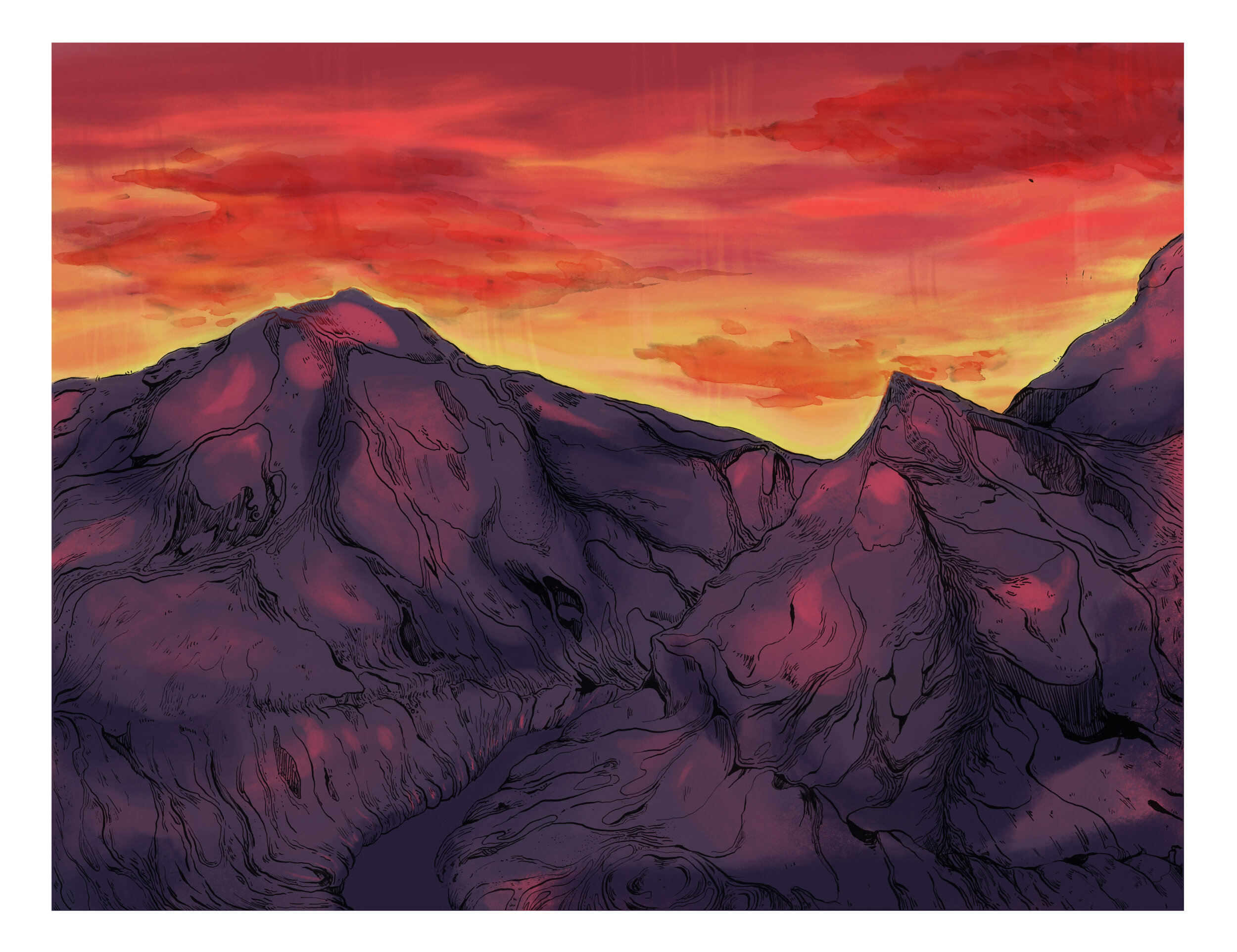 background: sierra nevada mountains