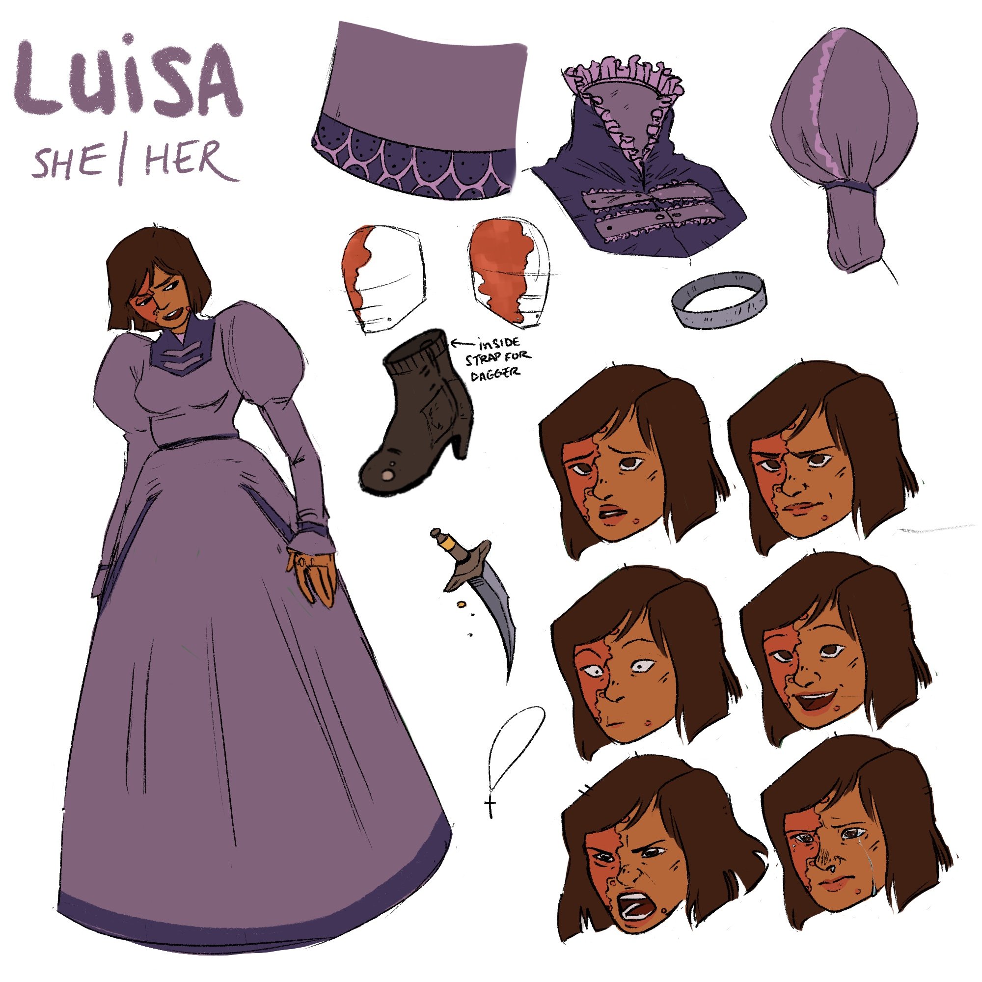 character design: luisa