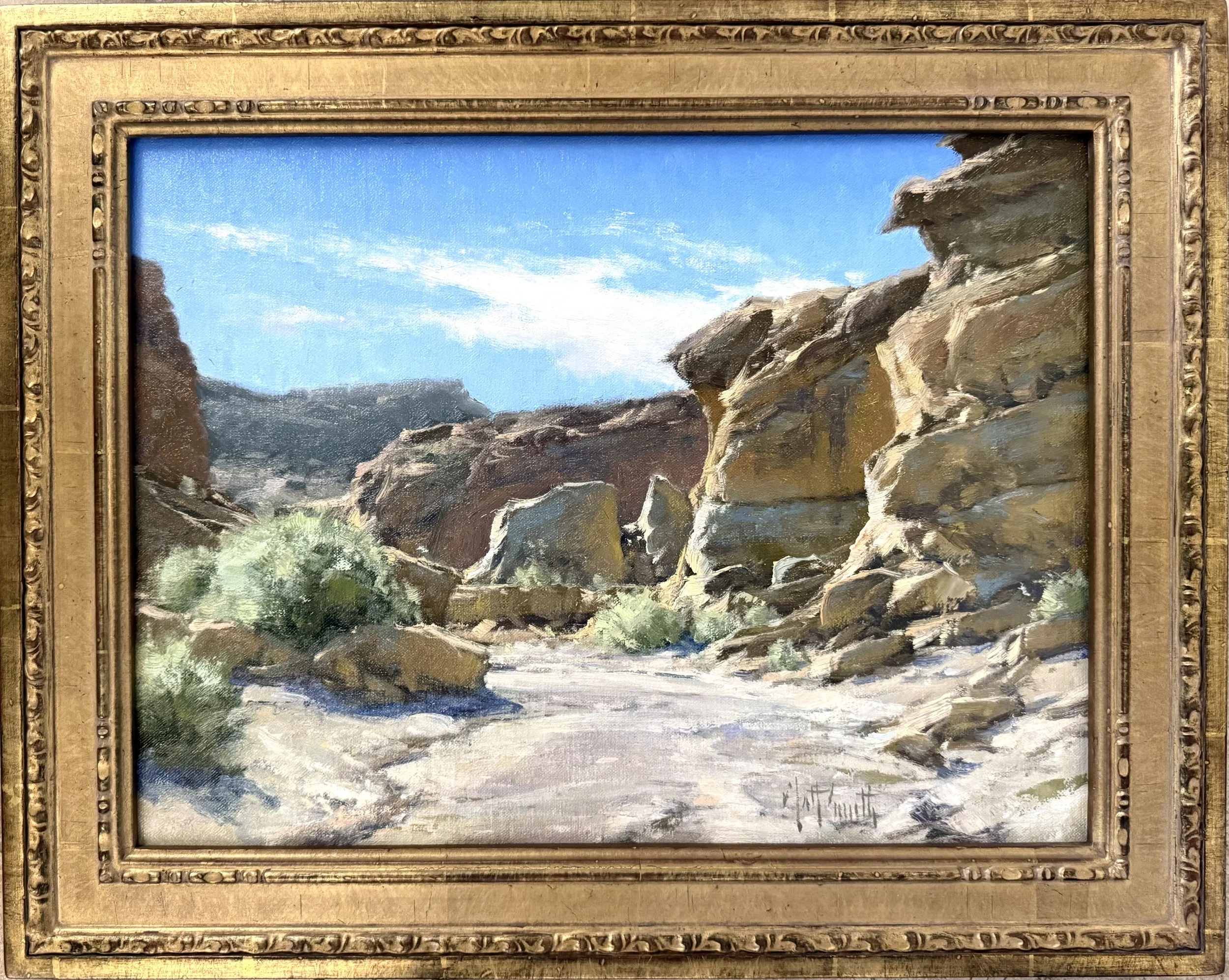 Smith, Matt, “Crosby Canyon”, oil, 12”x16”,  $3,500 f.jpeg