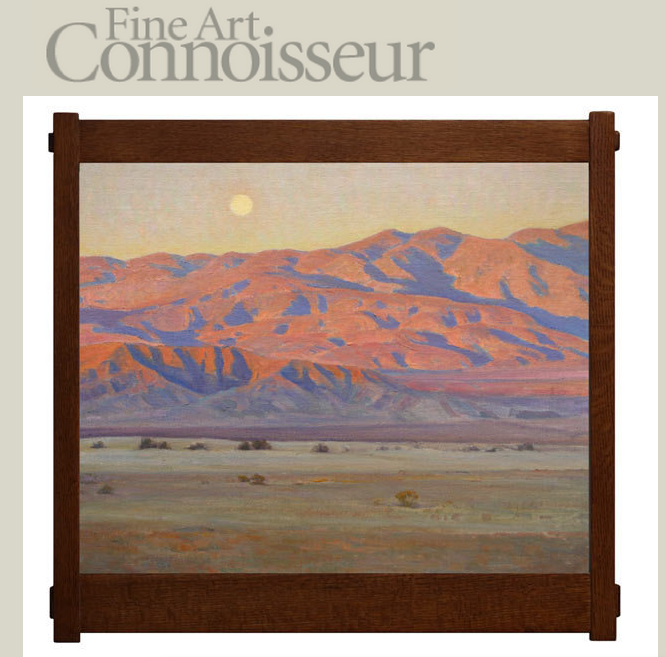 Glenn Dean and the Spiritualized Landscape (See the full article here: http://www.fineartconnoisseur.com/pages/15956934.php) Jeffrey Carlson Reporting Contributing Editor, Fine Art Today Whether peaceful scenes of arid deserts or energetic compositions with waves crashing on the coastline, Glenn Dean’s paintings of the American West capture the beauty and meaning in simplicity. The new Maxwell Alexander Gallery in Culver City, California, hosts a solo exhibition of landscapes by native Californian Glenn Dean. The exhibition, titled Glenn Dean: Landscapes of the American West , features 34 small- to medium-scale oil paintings and three intimate charcoal drawings. The artworks are displayed in unique wooden plank frames. Constructed by a Los Angeles furniture manufacturer, the frames serve to honor the arts and crafts movement of the early 1900s. By their style and subject, Glenn Dean’s landscapes capture the aesthetic value and deep significance of that which is pure, simple, and essential. With his landscapes Dean aims to capture the spirituality with which nature is imbued. In this aspect Dean’s work recalls that of another American landscape artist, the great colorist George Inness. Dean writes of the natural landscape as a divine blessing, and he understands his role as a painter as memorializing that gift and thus giving honor back to the Creator. Dean’s spiritual landscapes exude calm and sincerity. Brushstrokes are carefully placed and easily visible. Patches of harmonious color comprise these paintings: blues and grays for the skies and sea, reds and greens across the landscape. In Dean’s paintings one finds a profound appreciation for the wonders of nature and a refreshing openness in artistic expression. Glenn Dean (b. 1976) credits the Early California and Western landscape painters of the early 1900s with helping him to find his own art form, in which he aims to create similarly interesting compositions with a sensitivity to the color of light. Dean’s art has been featured in numerous national magazines, including Western Art and Architecture , Southwest Art , Art of the West , and American Artist. He was the recipient of the first ever Emerging Artist Award presented by Art and Antiques magazine, and he was the recipient of the Grand Prize and Artists’ Choice awards at the inaugural Tucson/Sonoran Desert Museum Plein Air Invitational. Glenn Dean: Landscapes of the American West debuts April 6, with an opening night reception from 7-10 p.m. The exhibition will run through May 4. For more information, visit www.maxwellalexandergallery.com or e-mail inquiries to info@maxwellalexandergallery.com.