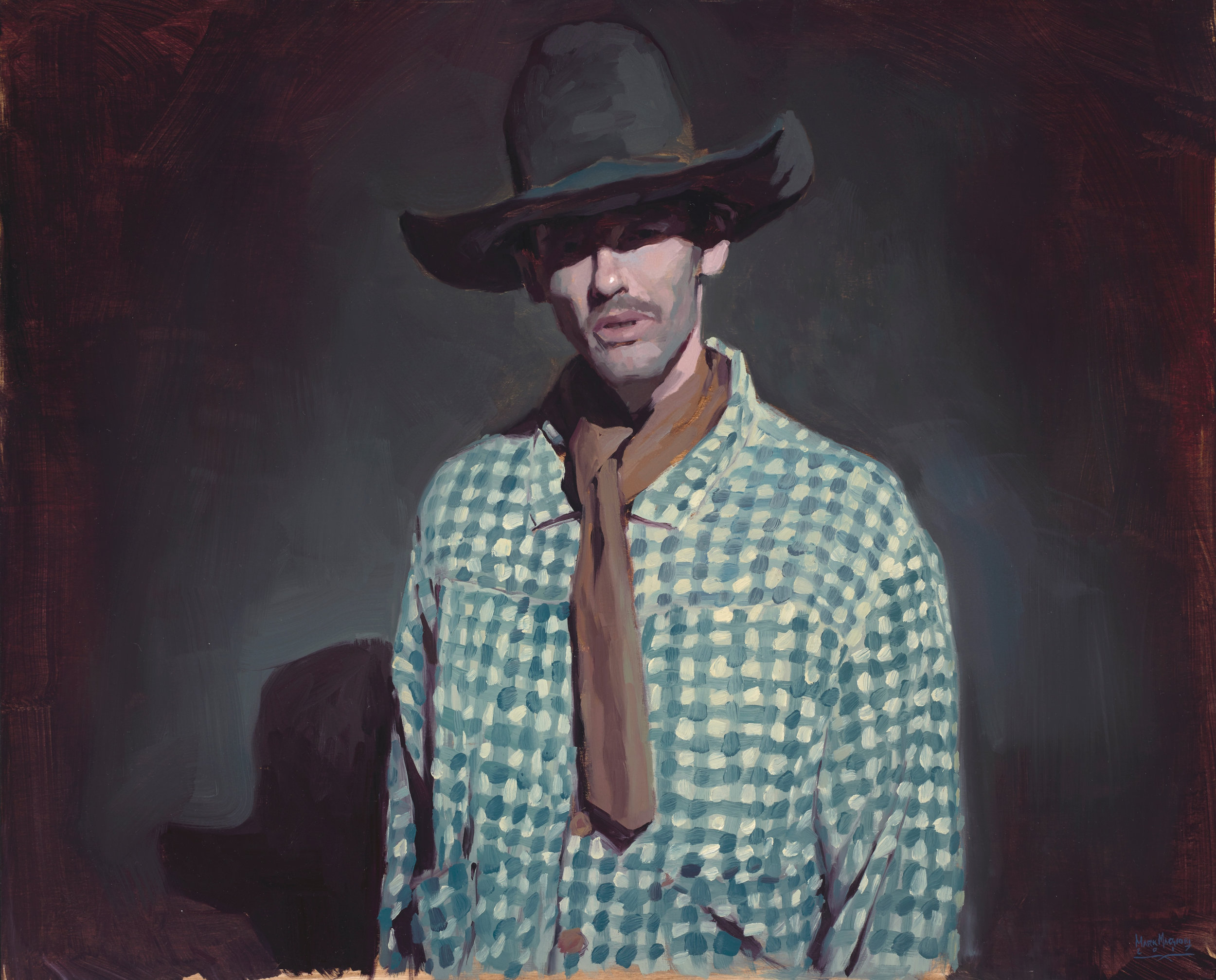 (SOLD) "The Dane" Oil 24"x30" 