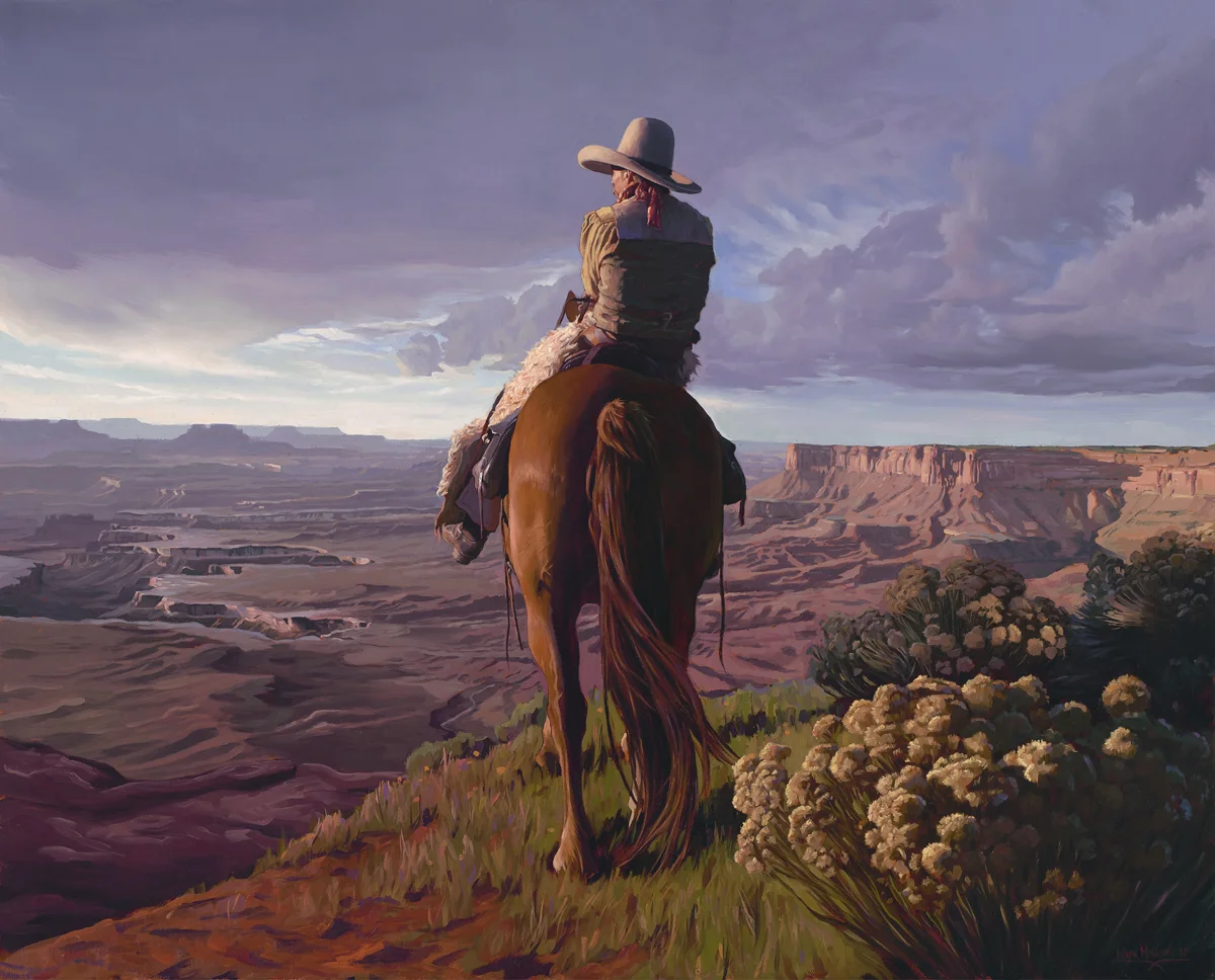(SOLD) "The Vastness of the Red Dirt Country" Oil 24"x30"