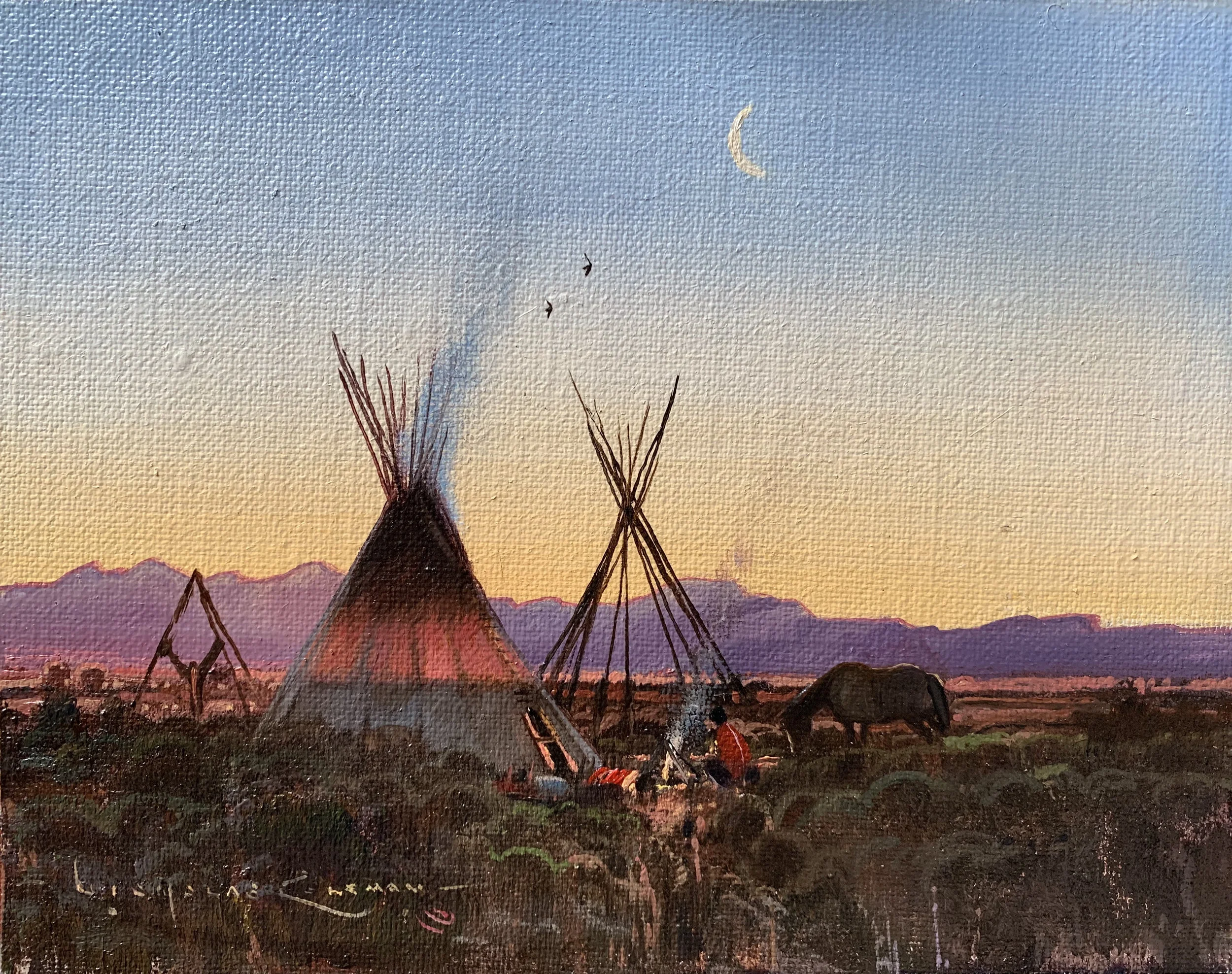 Coleman, Nicholas - Dog Valley - 8x10 oil 2000.jpg