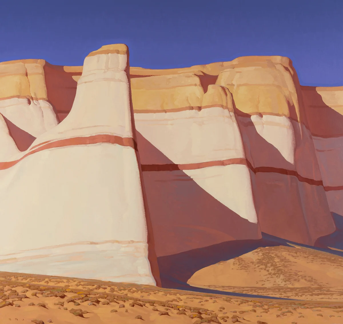 Brett Allen Johnson "Of Stone and Sand" 36"x38" Oil