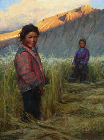 Burdick-Tibetan-Sisters-oil-40-by-30-15500.jpg