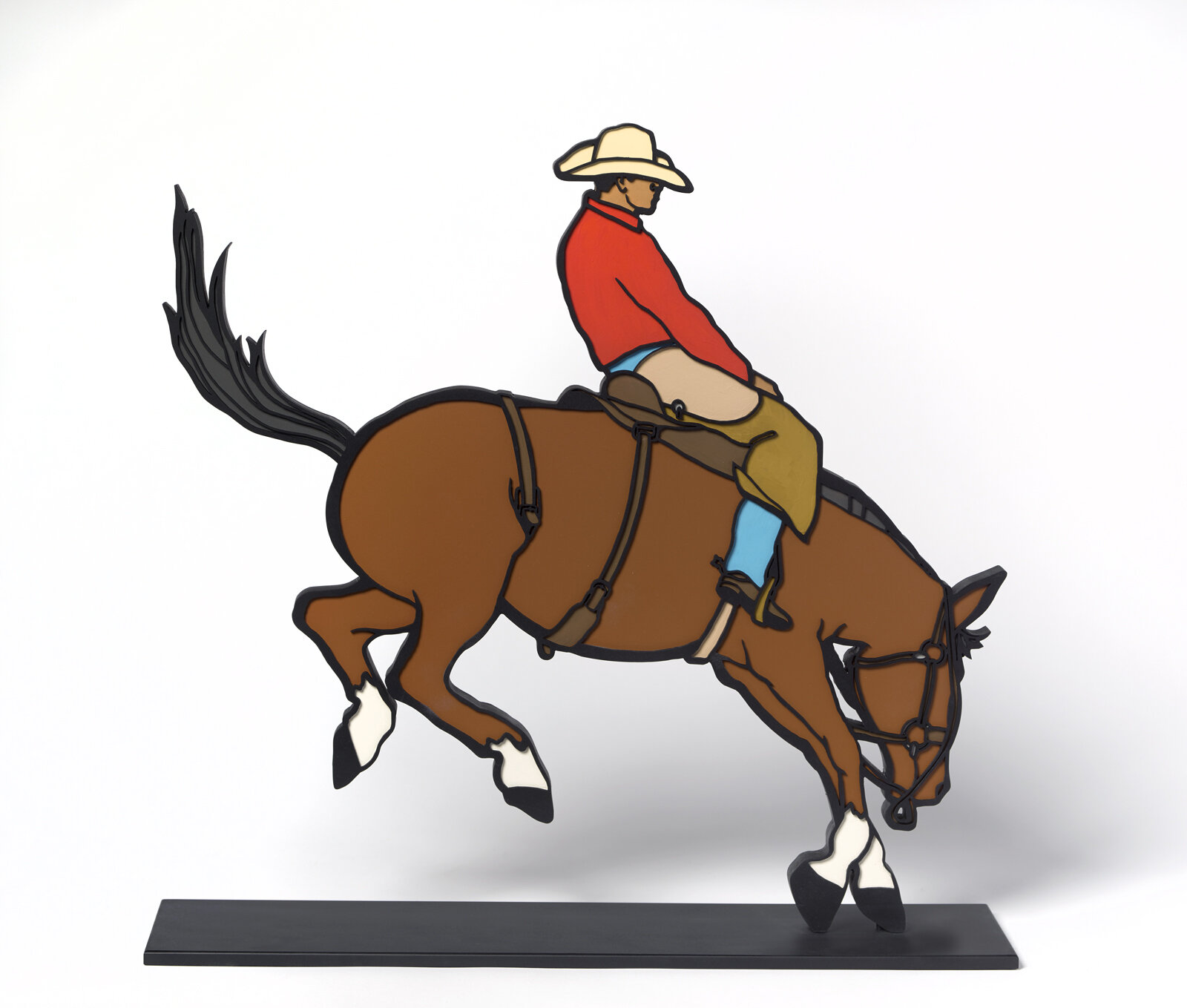 "Raised in the Saddle" Sculpture