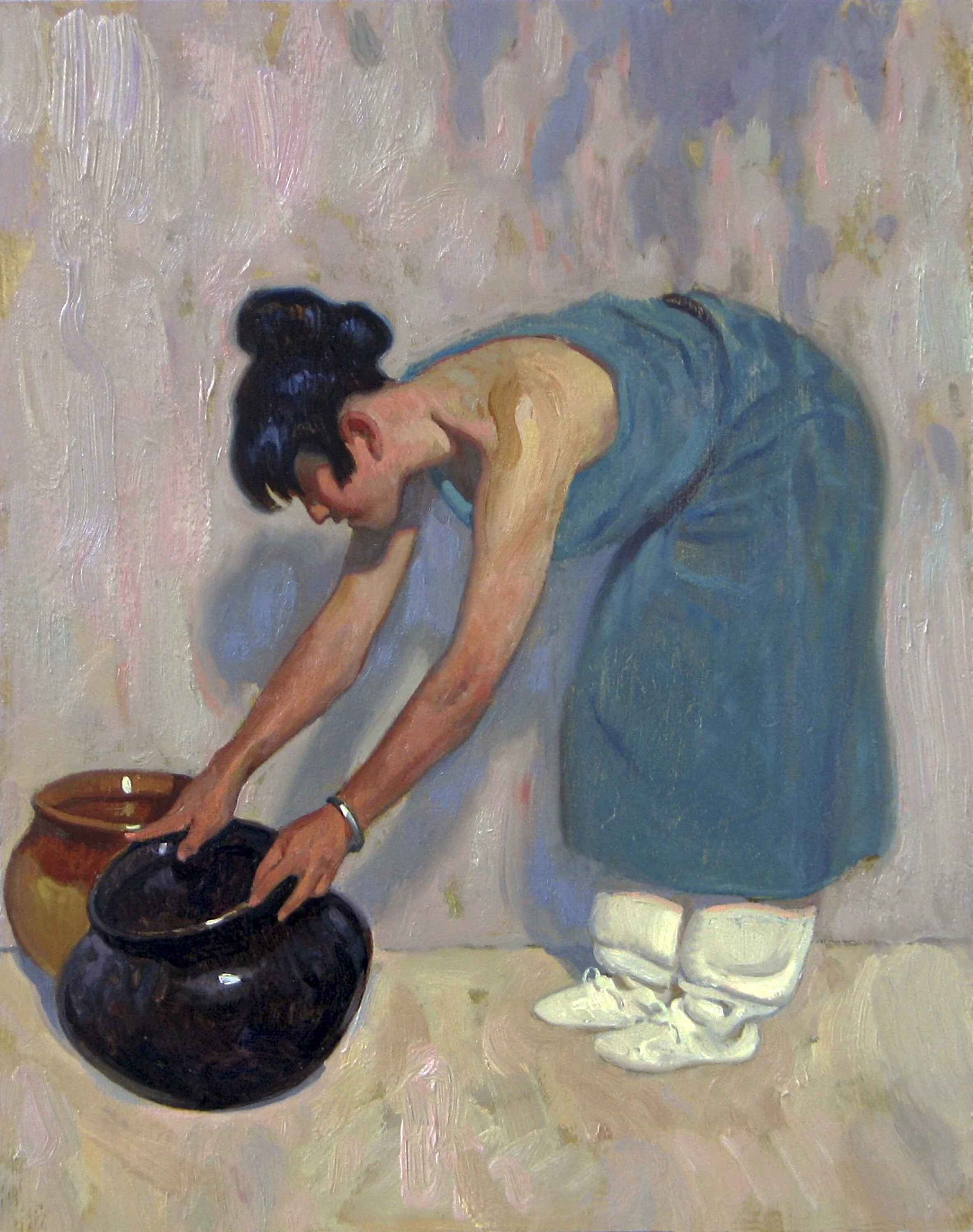 Eric Bowman “Craftsmanship” Oil 10” x 8” (SOLD)info@MaxwellAlexanderGallery.com