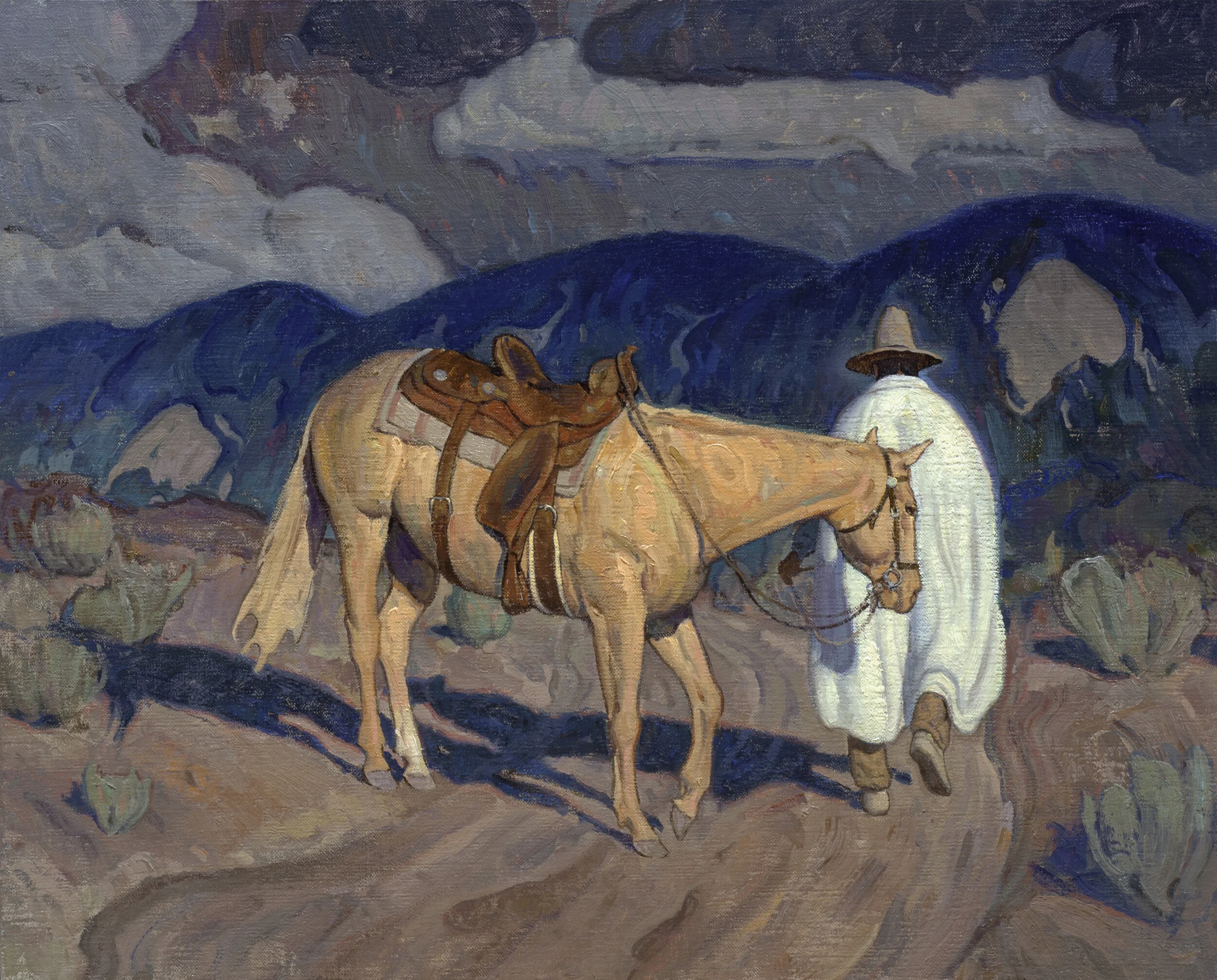 Eric Bowman “End Of The Trail” Oil 16” x 20” (SOLD)info@MaxwellAlexanderGallery.com