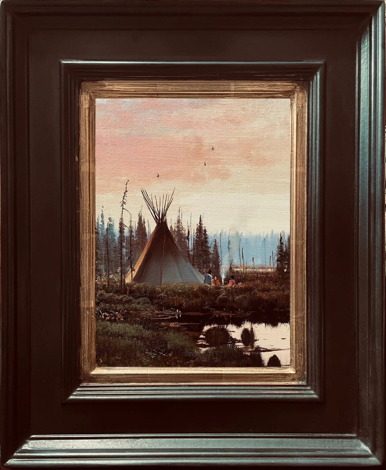 Coleman, Nicholas - Campfire Stories - 12x9 Oil 3500 f.jpg