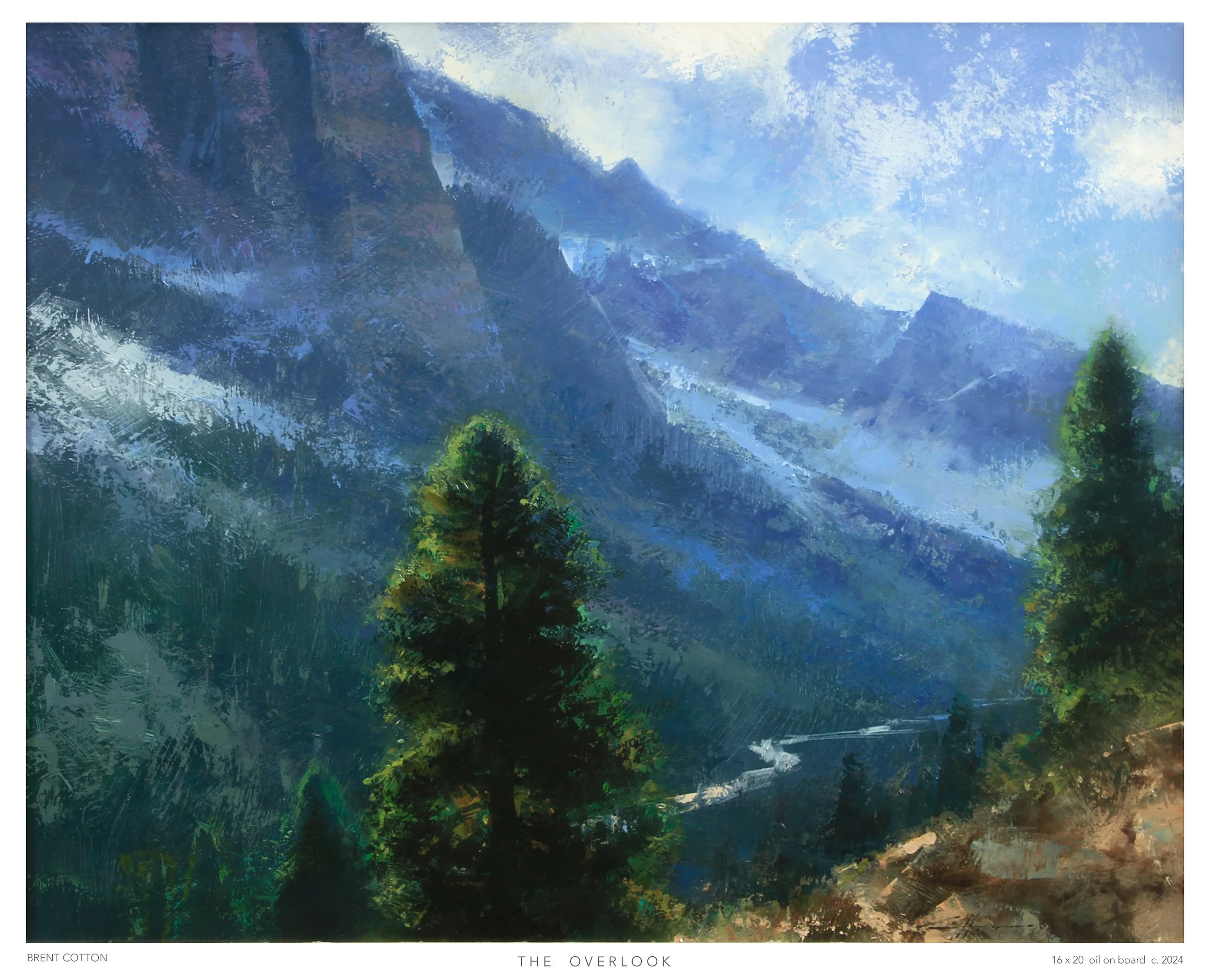 Brent Cotton "The Overlook" 16"x20" Oil
