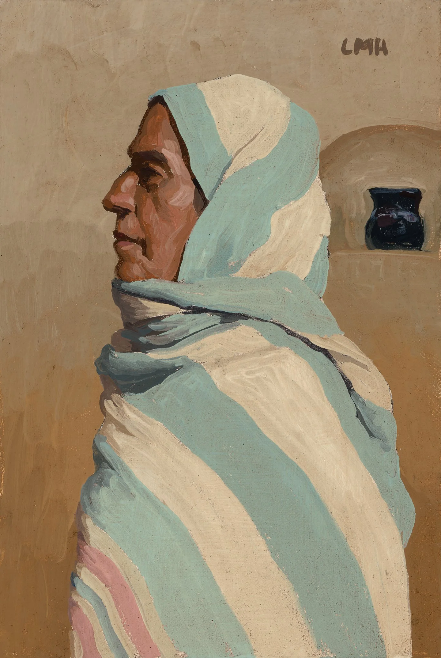 Logan Maxwell Hagege "Hagege, Logan Maxwell Hagege "The Black Pot" 8"x6" Oil