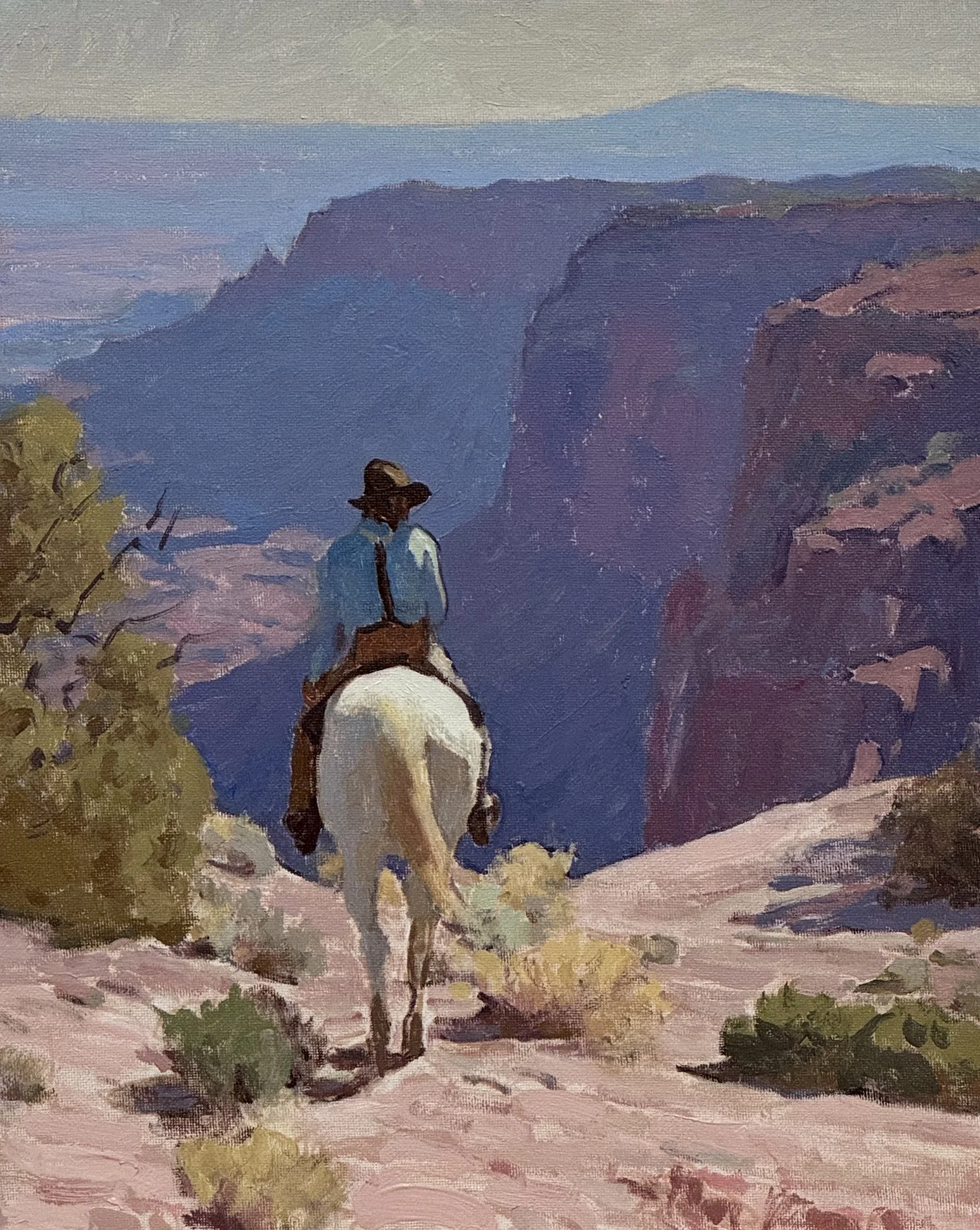 Glenn Dean “Finding Himself” 15”x12” Oil