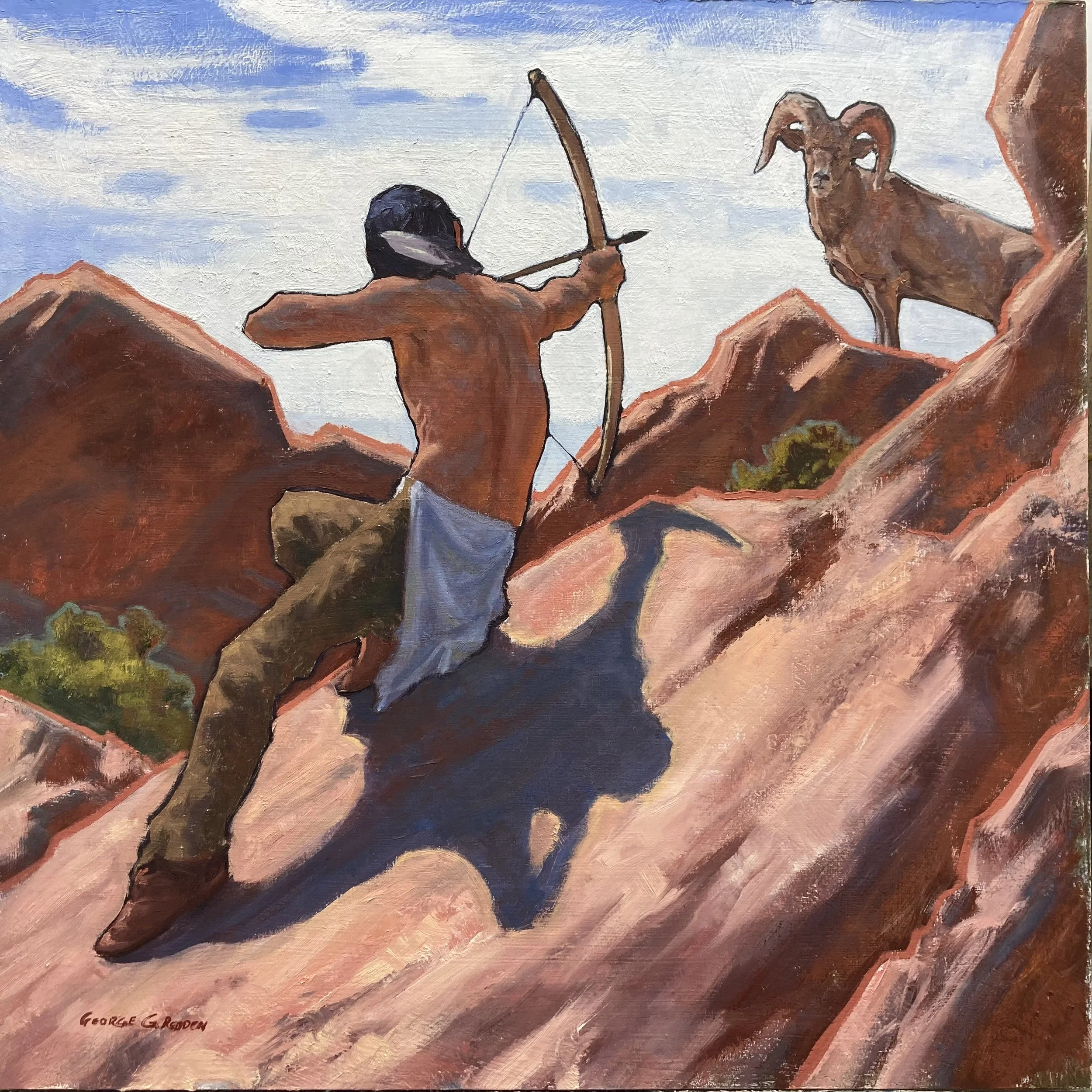 Redden, George G -A Single Shot - 20x20 Oil  3500.jpeg