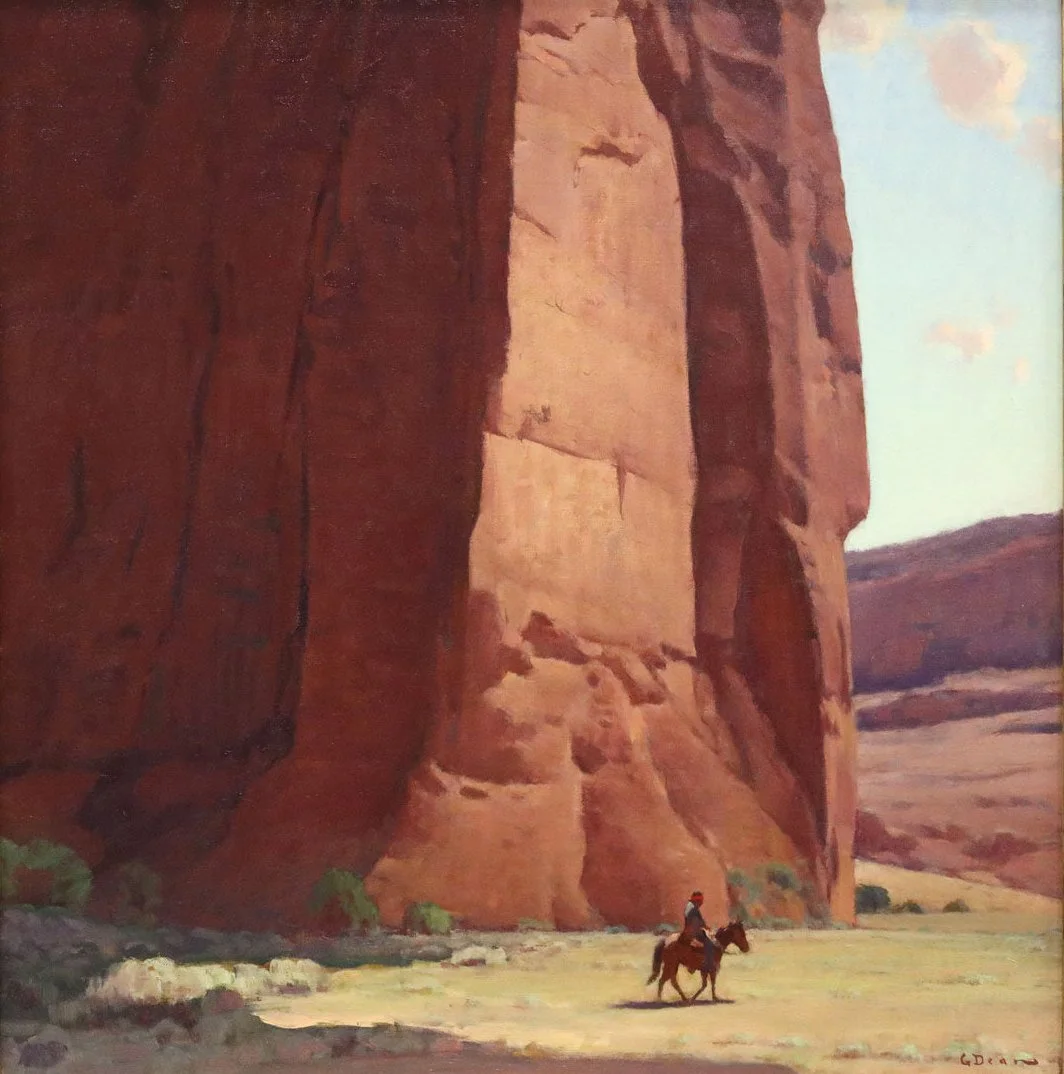 Glenn Dean "Canyon Rider" 34"x34" Oil