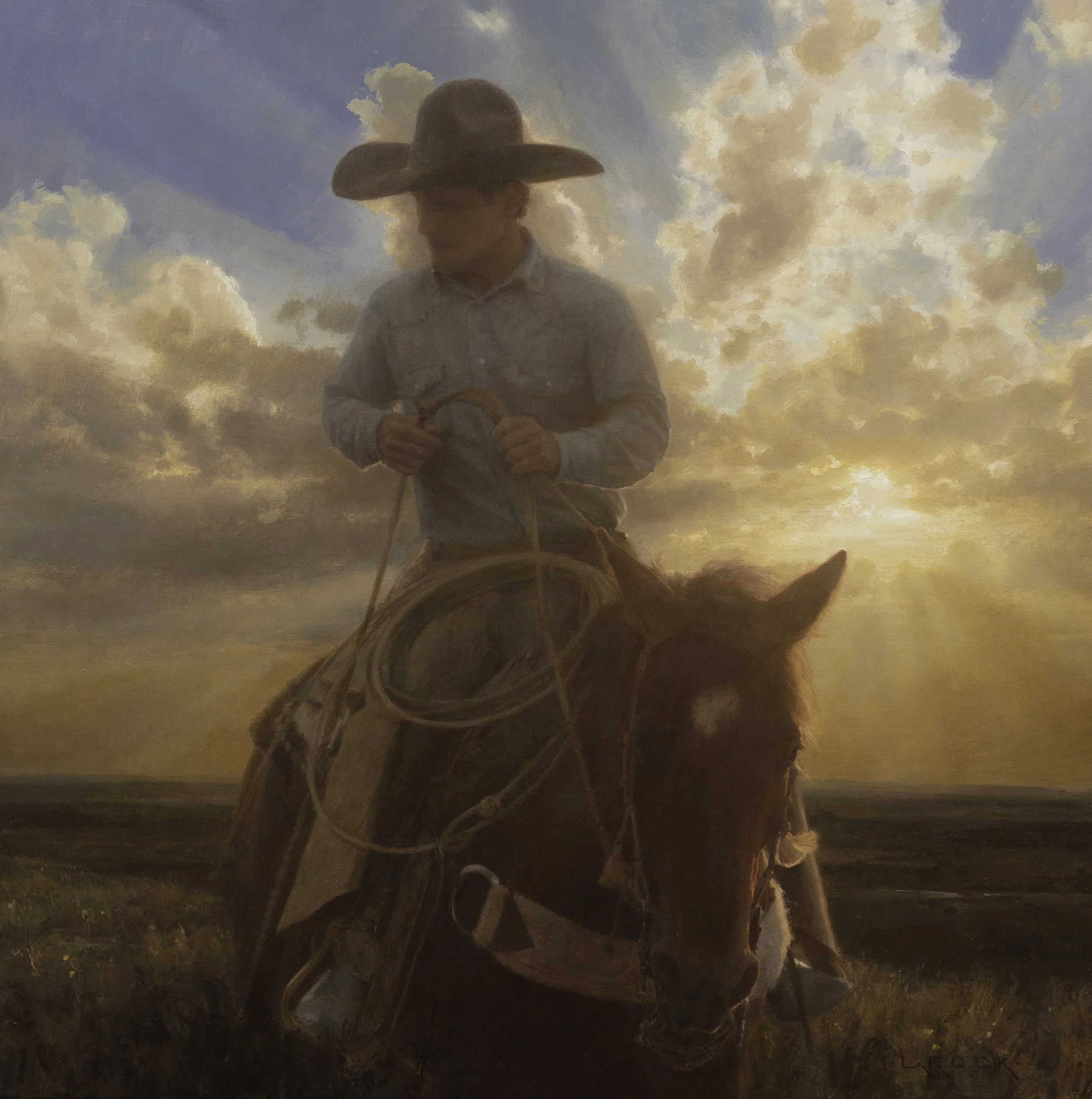 LaRock, Joshua - These West Texas Skies - 20x20 - Oil 7500.jpg