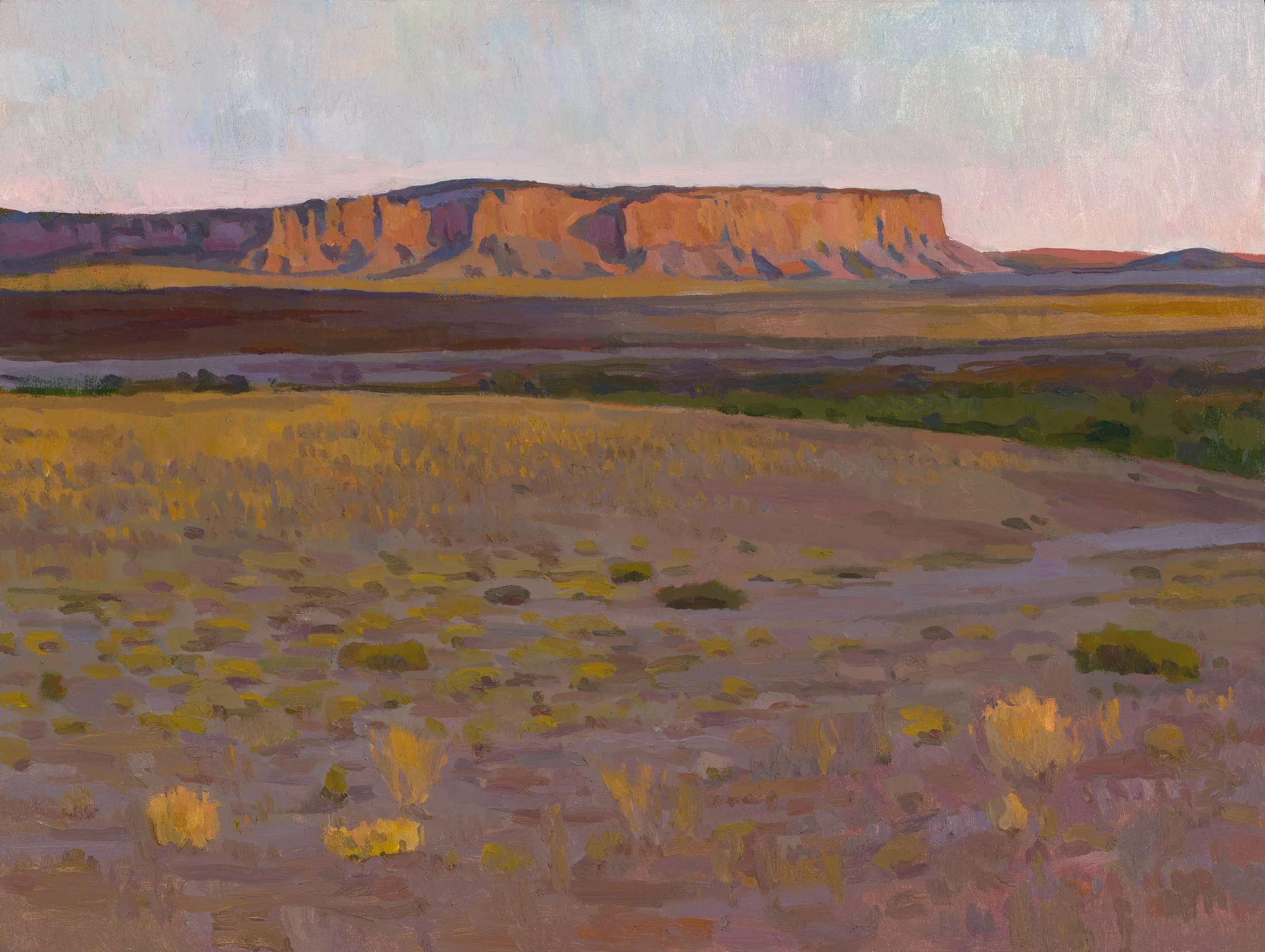 "White Rock Point from Sand Island" 18"x24" Oil